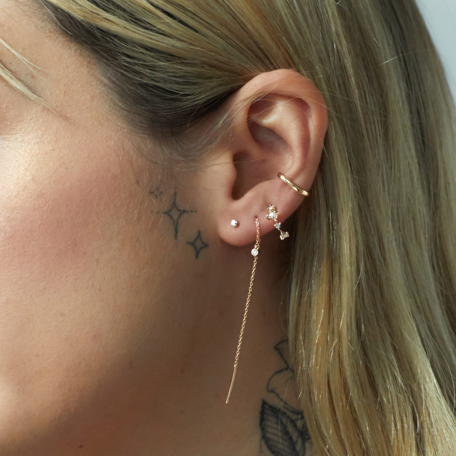 Diamond Pinprick Stud (single) - Image 10