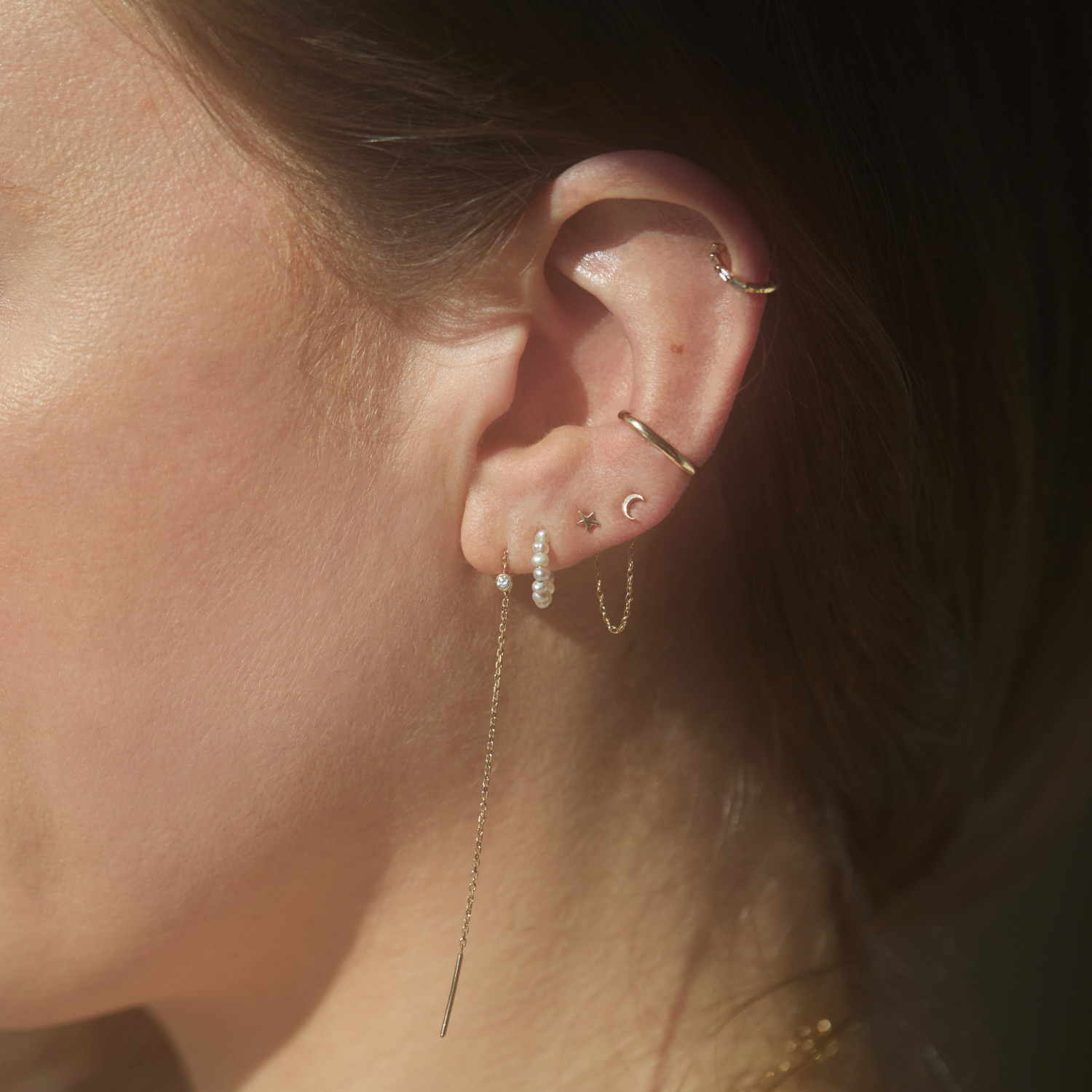 Diamond Greco Lariat Earring (single) - Image 6