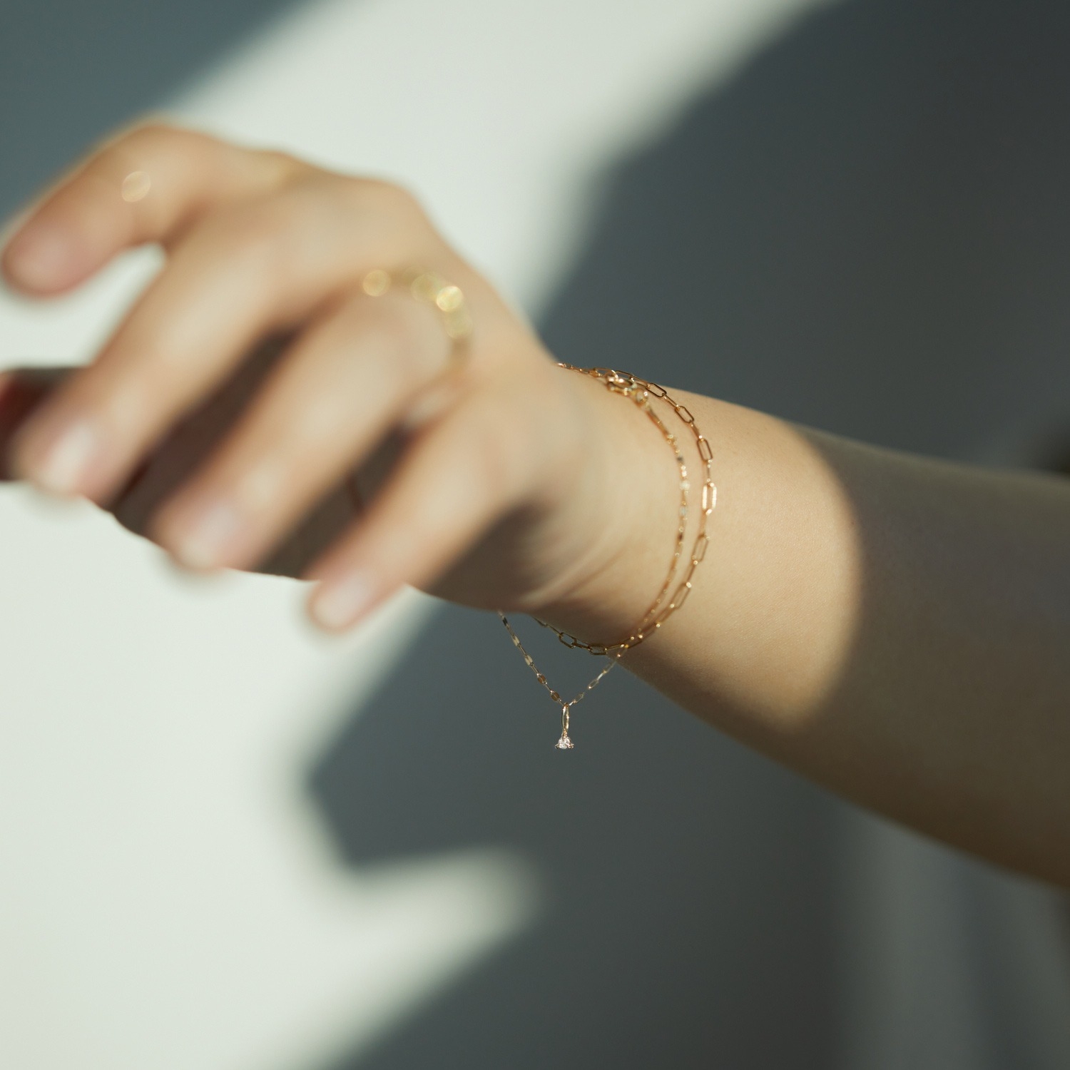 Choose Your Initial & Diamond Charm Necklace - Image 8