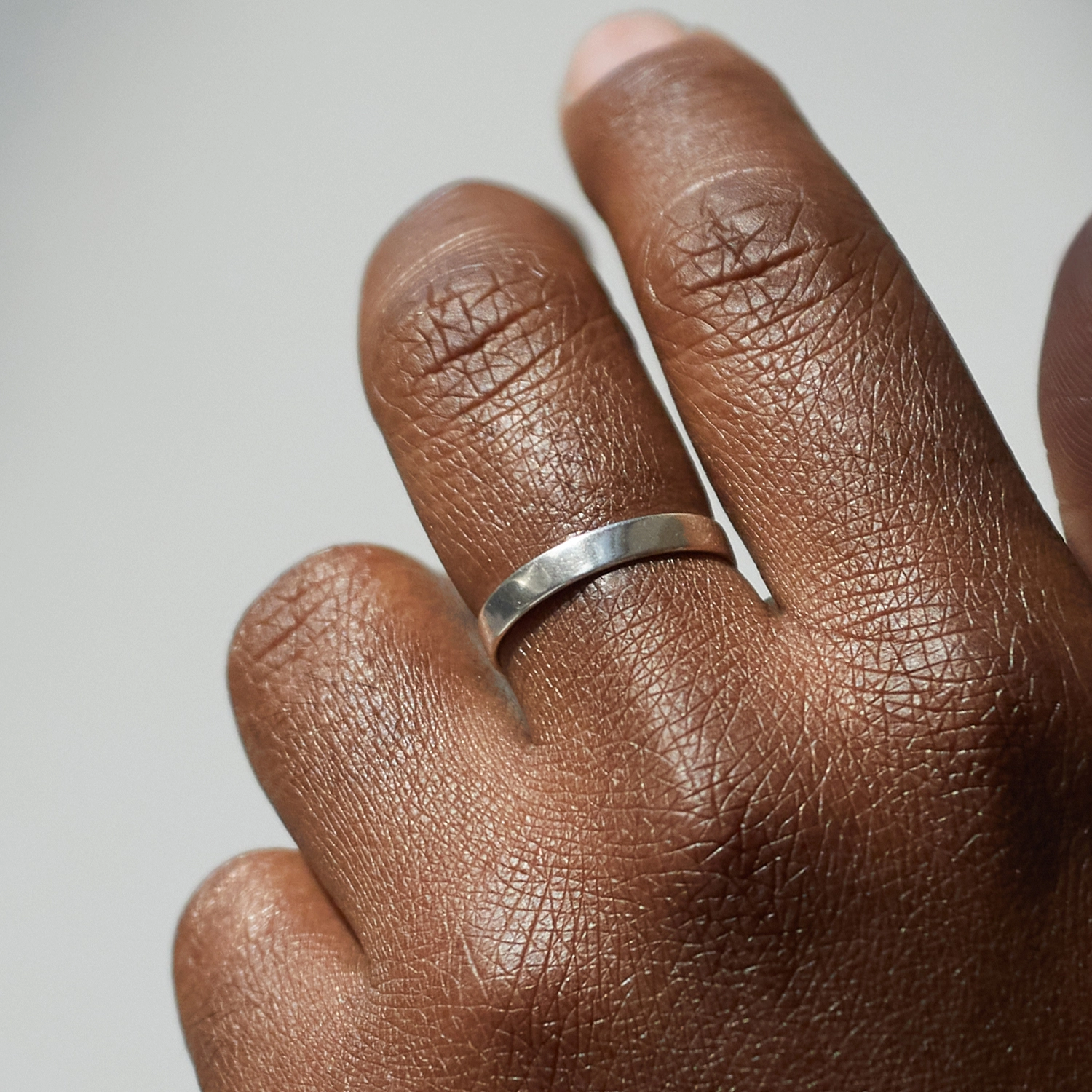 Poppy Tomboy Silver Ring Set - Image 3