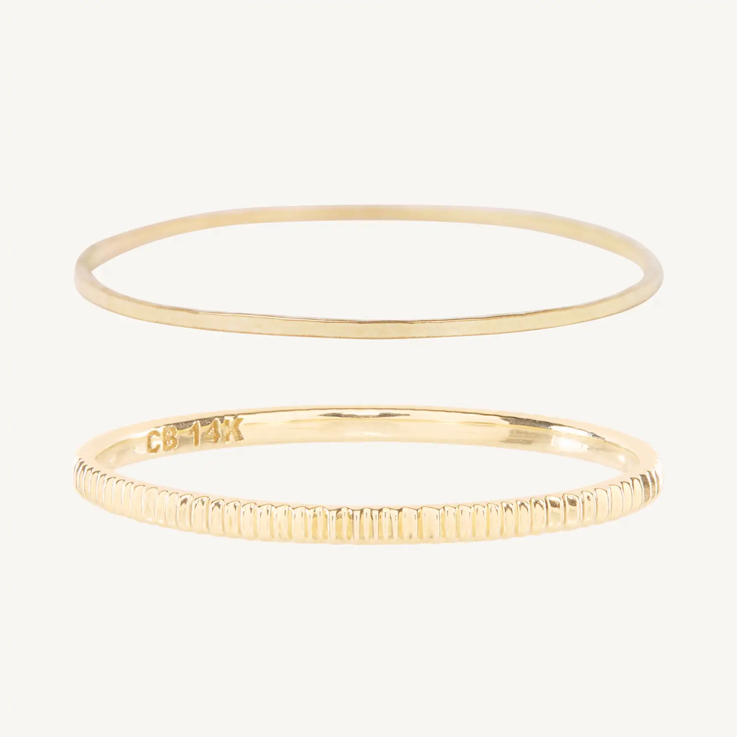 Threadbare and Fountain Ring Set