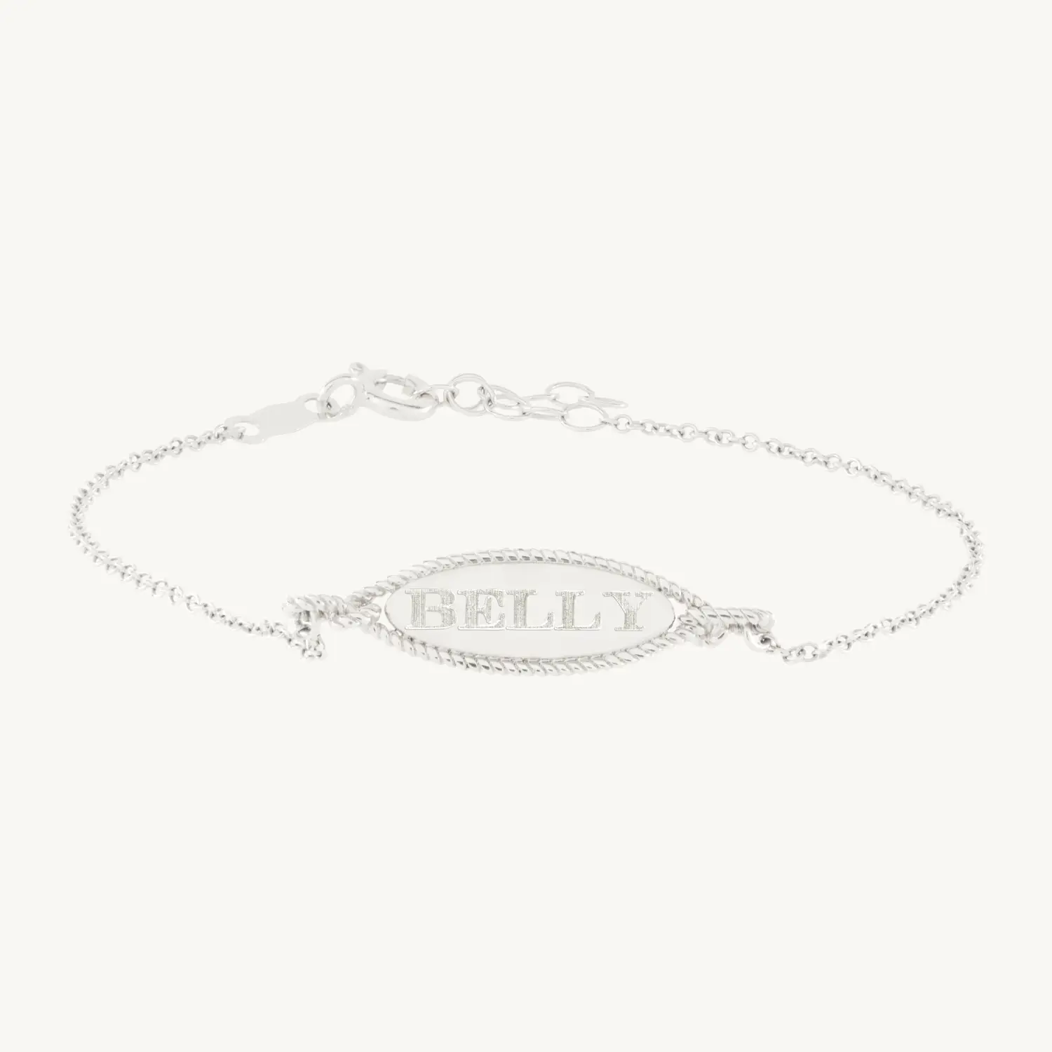 Love Knot Silver Signet Bracelet