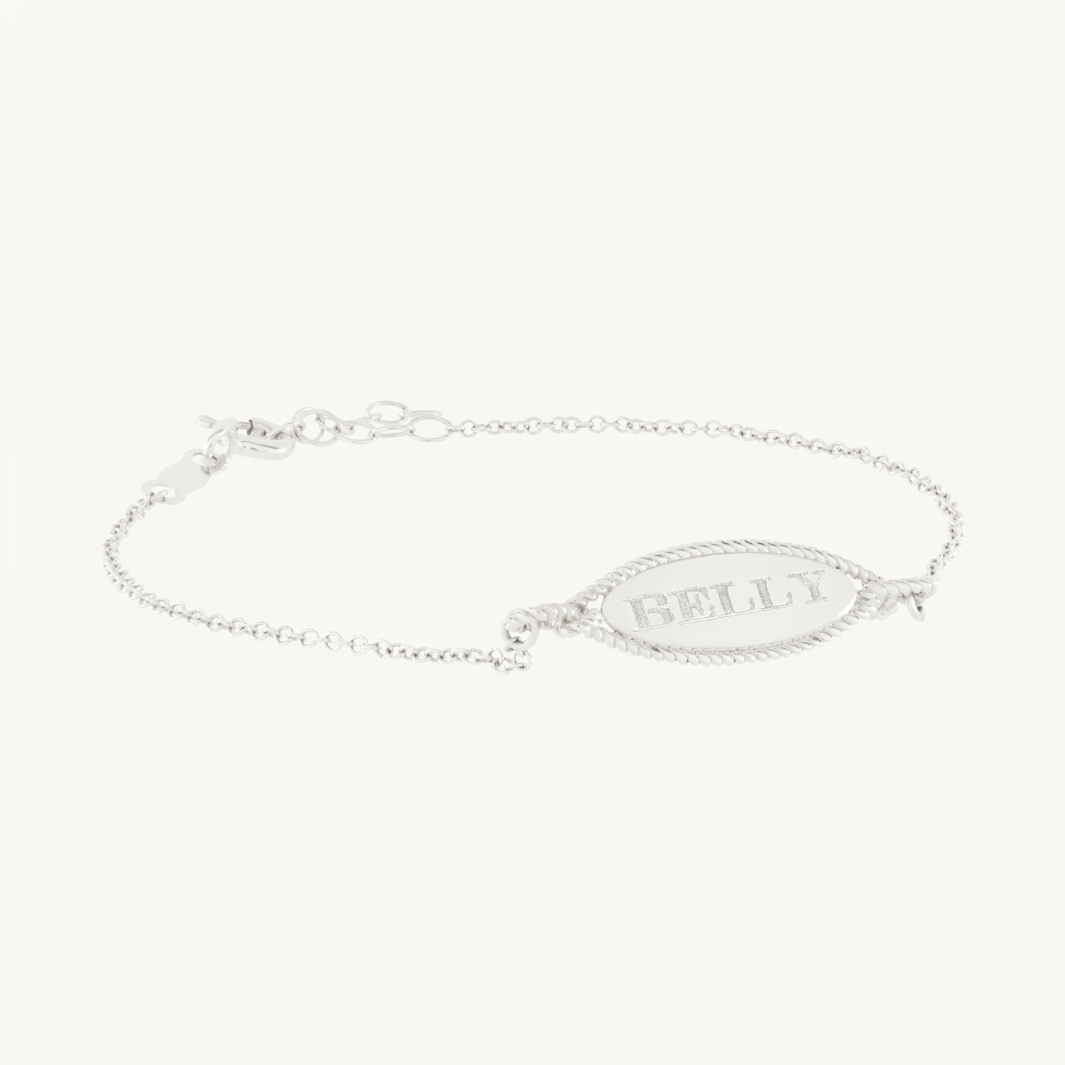 Love Knot Silver Signet Bracelet - Image 13