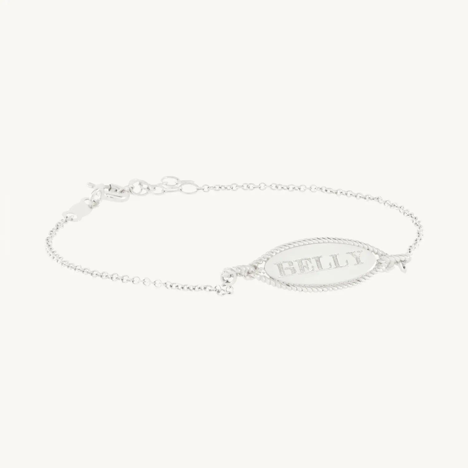 Love Knot Silver Signet Bracelet - Image 3