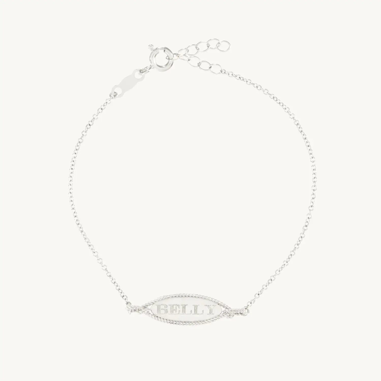 Alternative view of Love Knot Silver Signet Bracelet