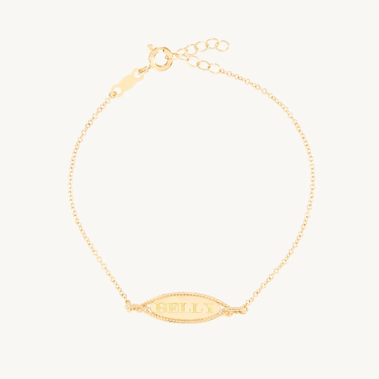 Alternative view of Love Knot Gold Signet Bracelet