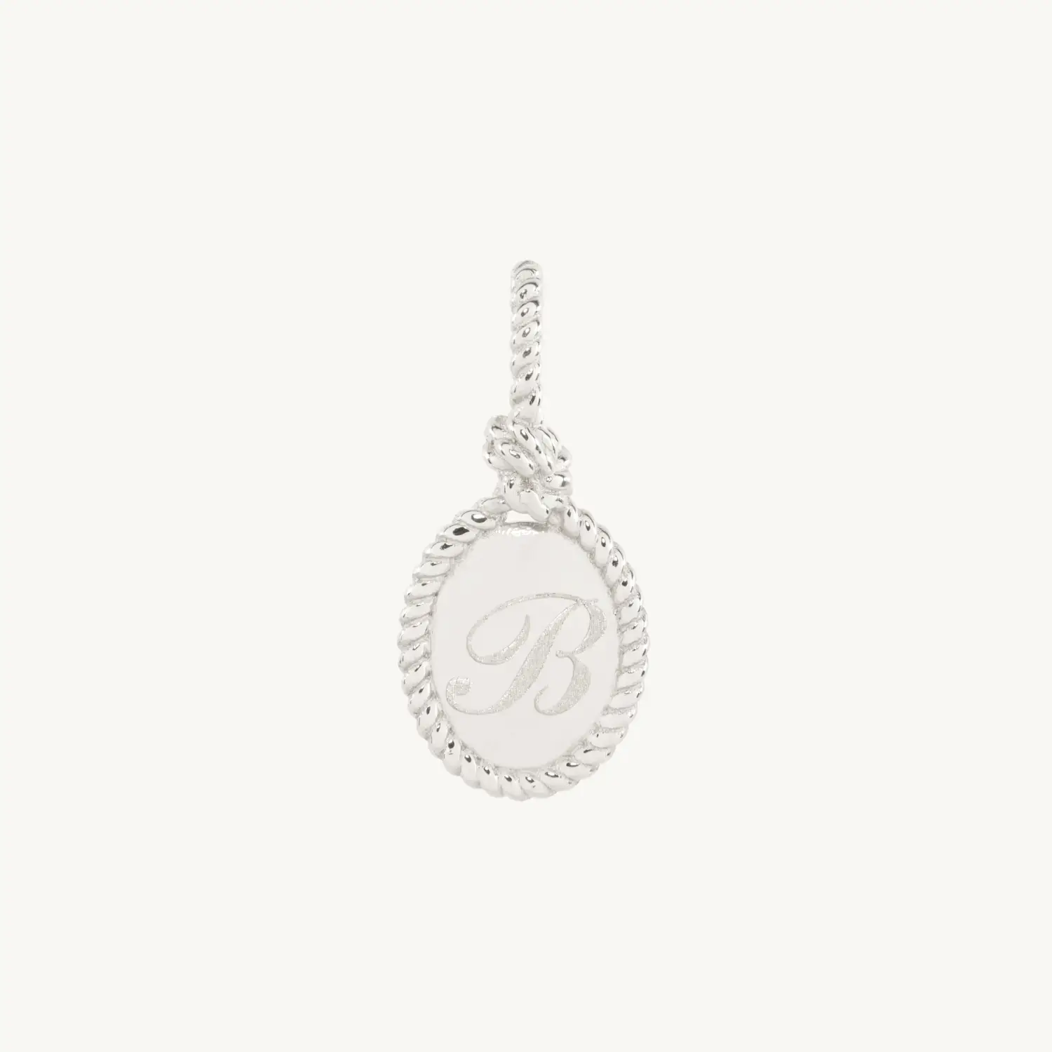 Love Knot Silver Signet Charm