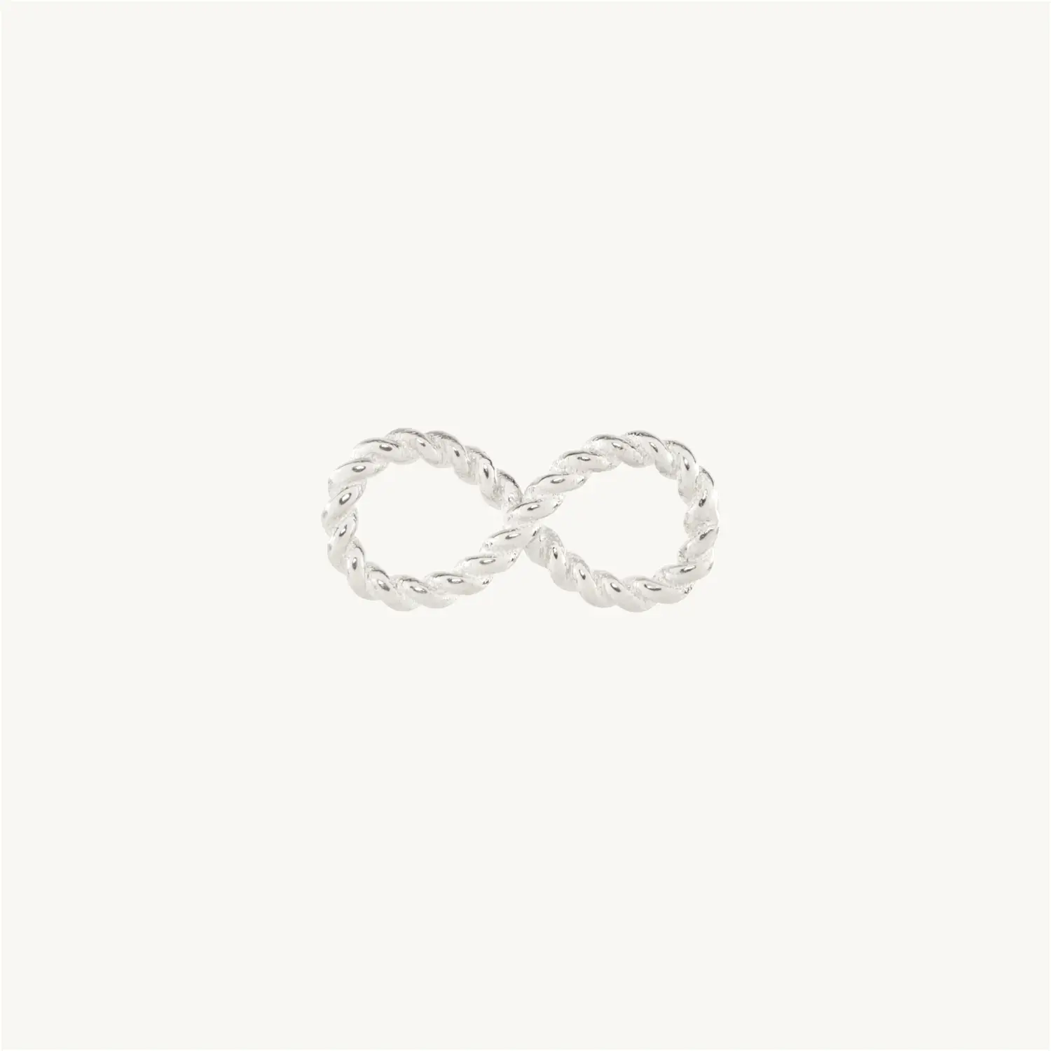 Love Knot Silver Infinity Charm