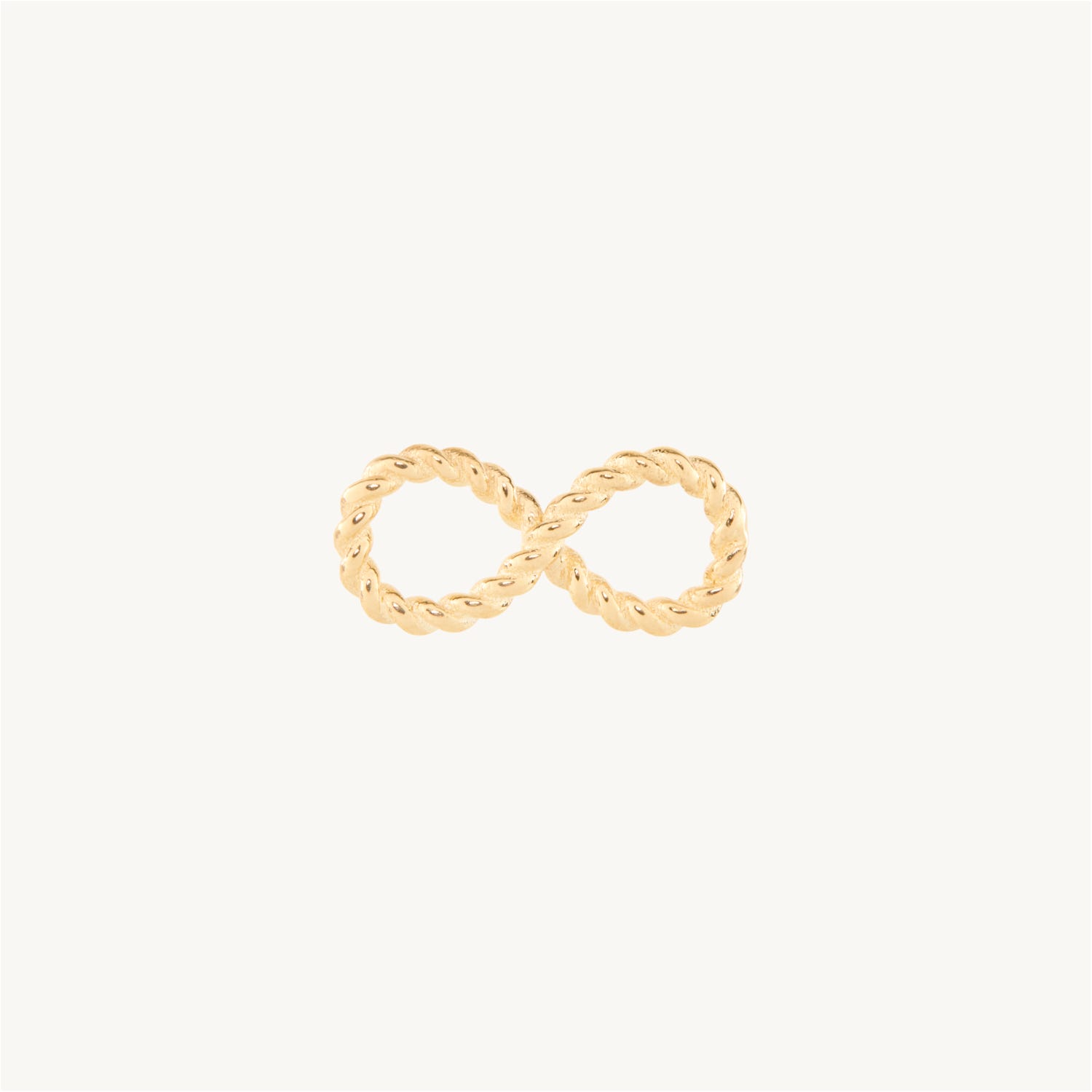 Love Knot Gold Infinity Charm