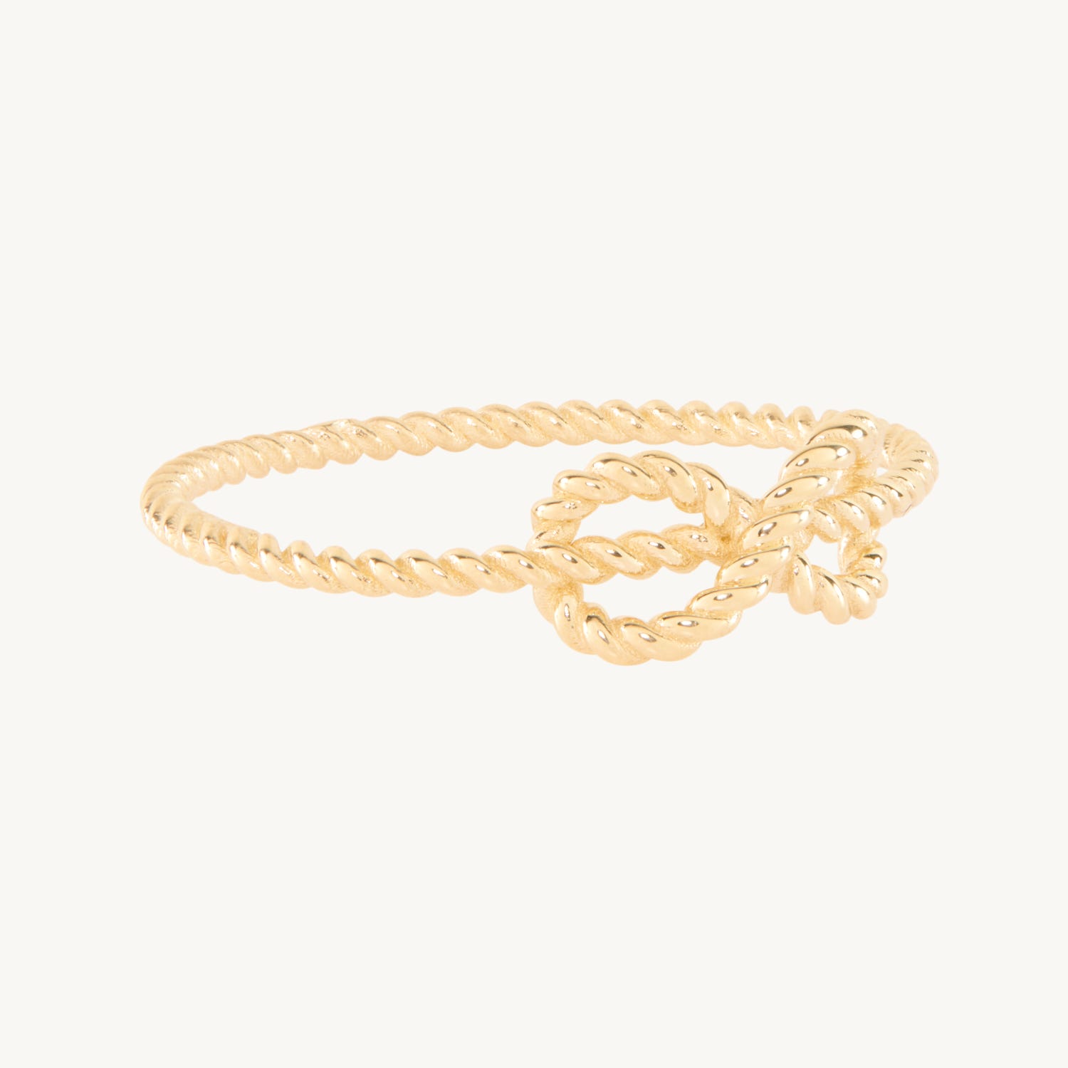 Alternative view of Love Knot Gold Infinity Ring