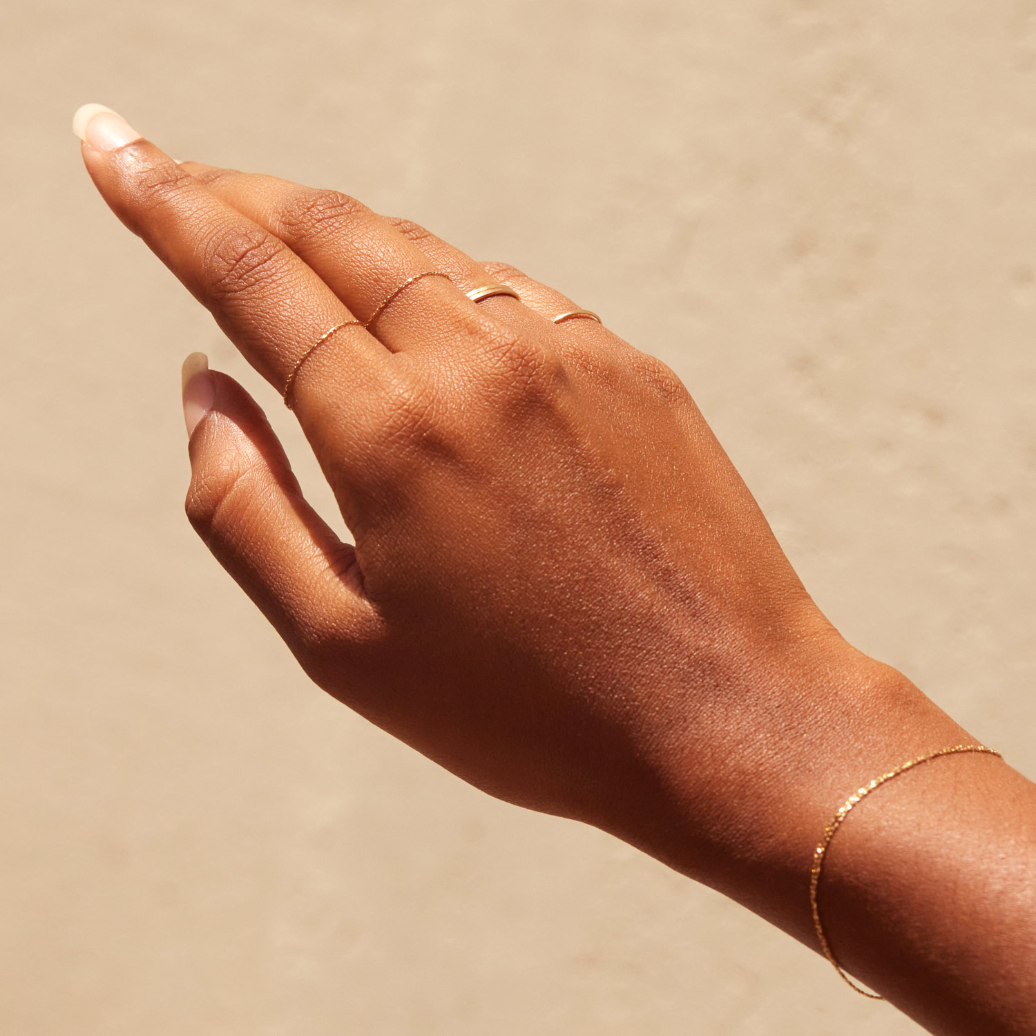 Hundred Summers Gold Chain Ring - Image 6