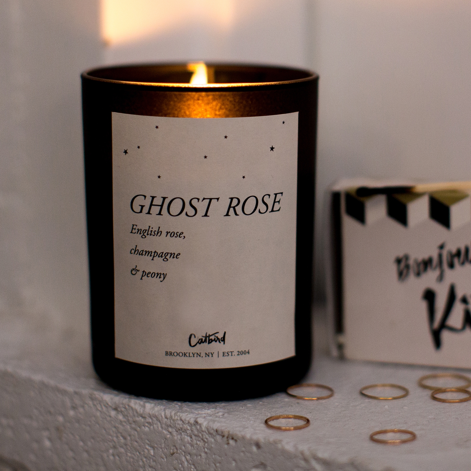 Ghost Rose Candle - Image 8