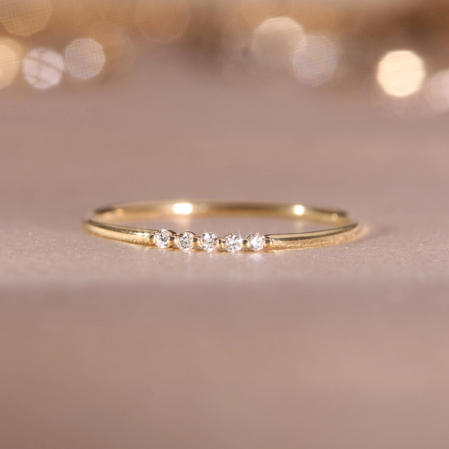 Twisted Comet Diamond Ring Set - Image 3