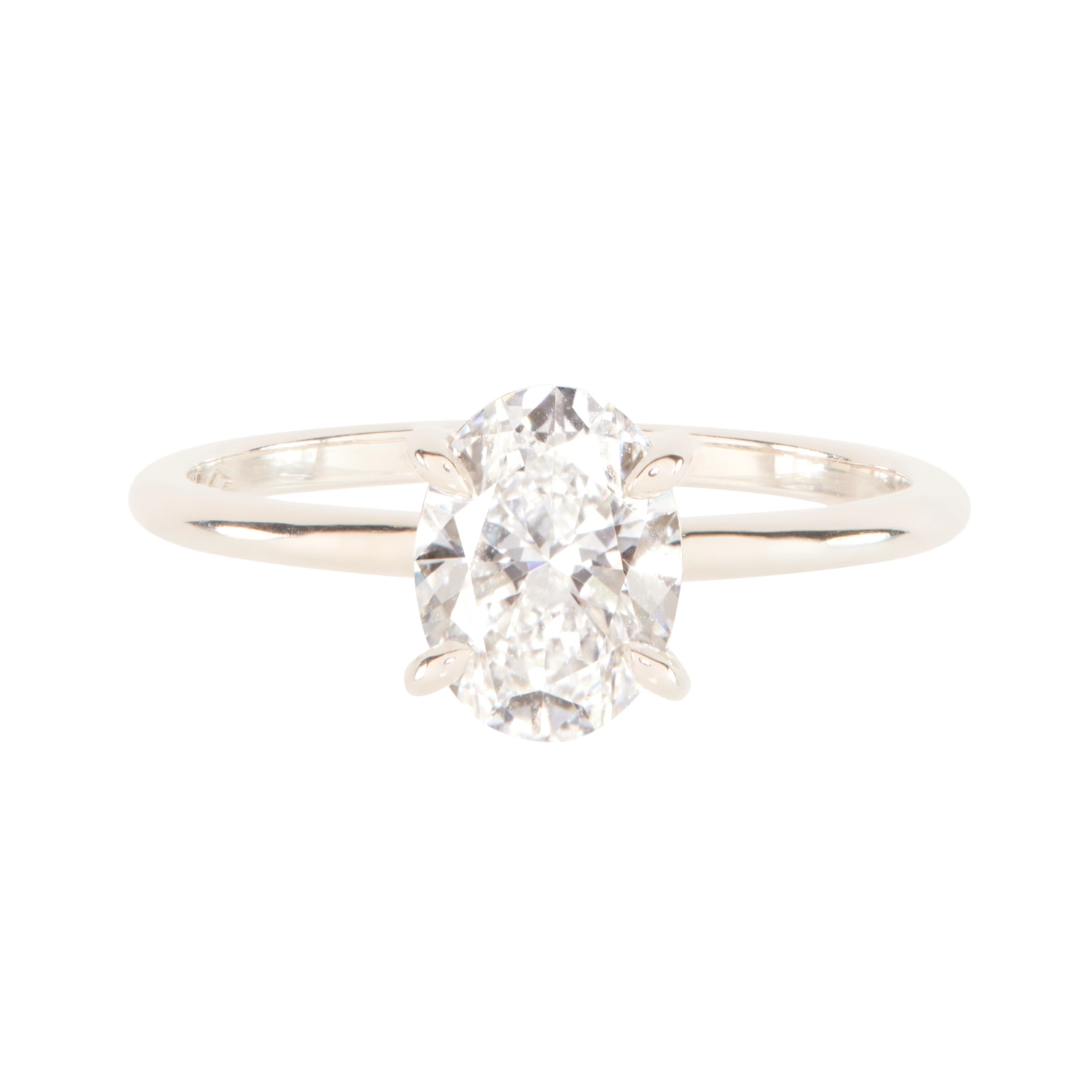 The Grand Swan Solitaire Oval Lab-Grown Diamond Ring - Image 9