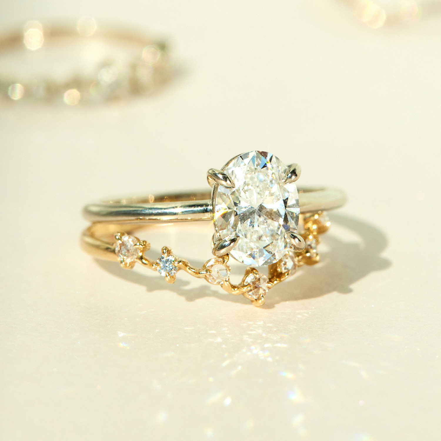 The Grand Swan Solitaire Oval Lab-Grown Diamond Ring - Image 8