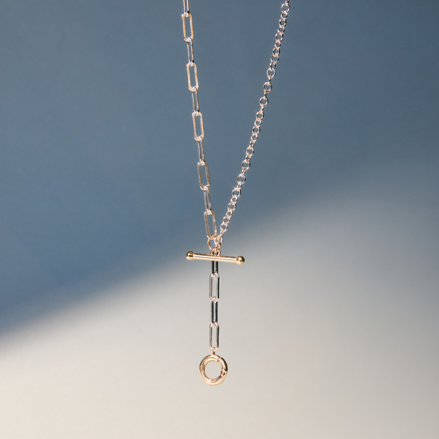 1976 Silver & Gold Toggle Lariat - Image 8