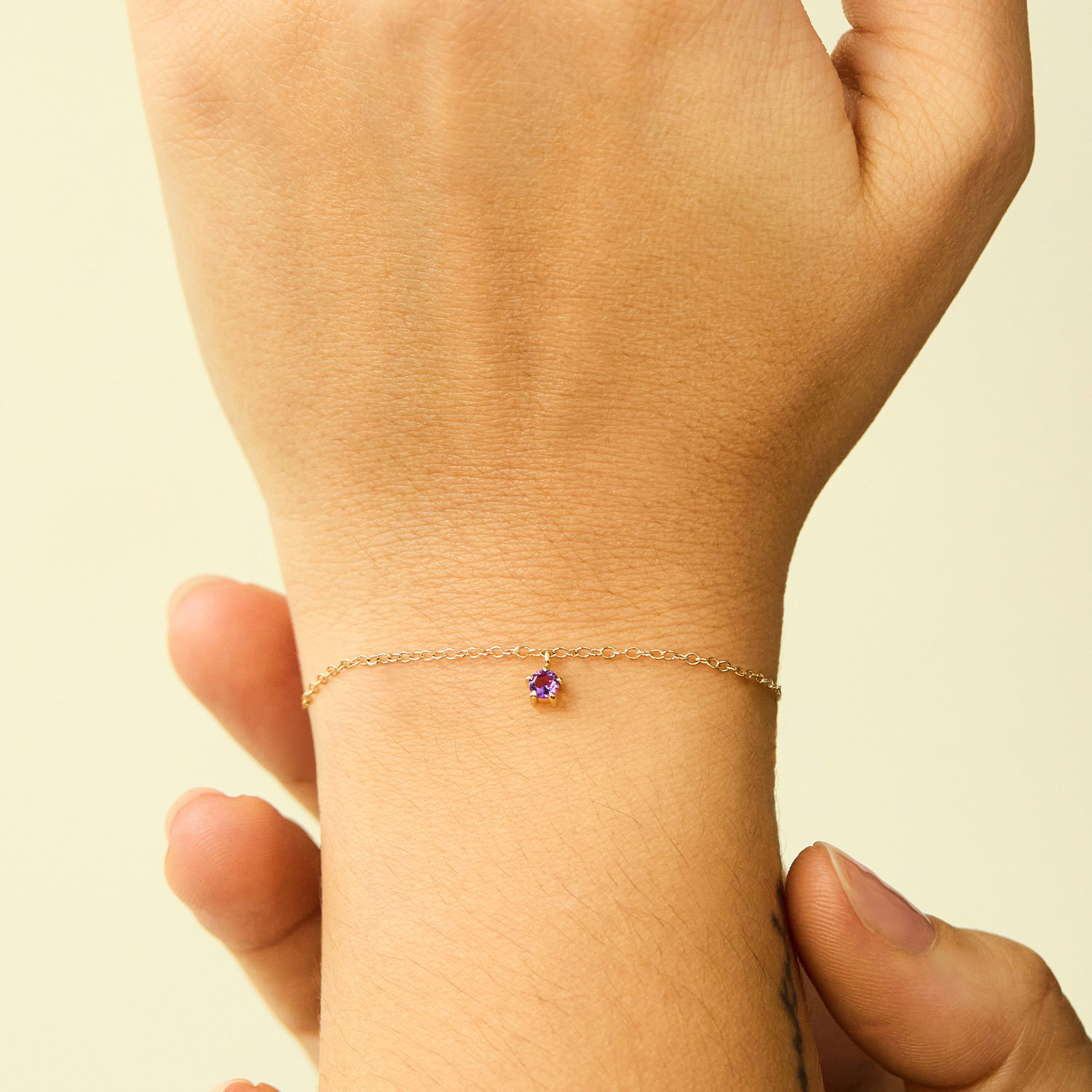Little Star Birthstone Charm Bracelet - Image 5