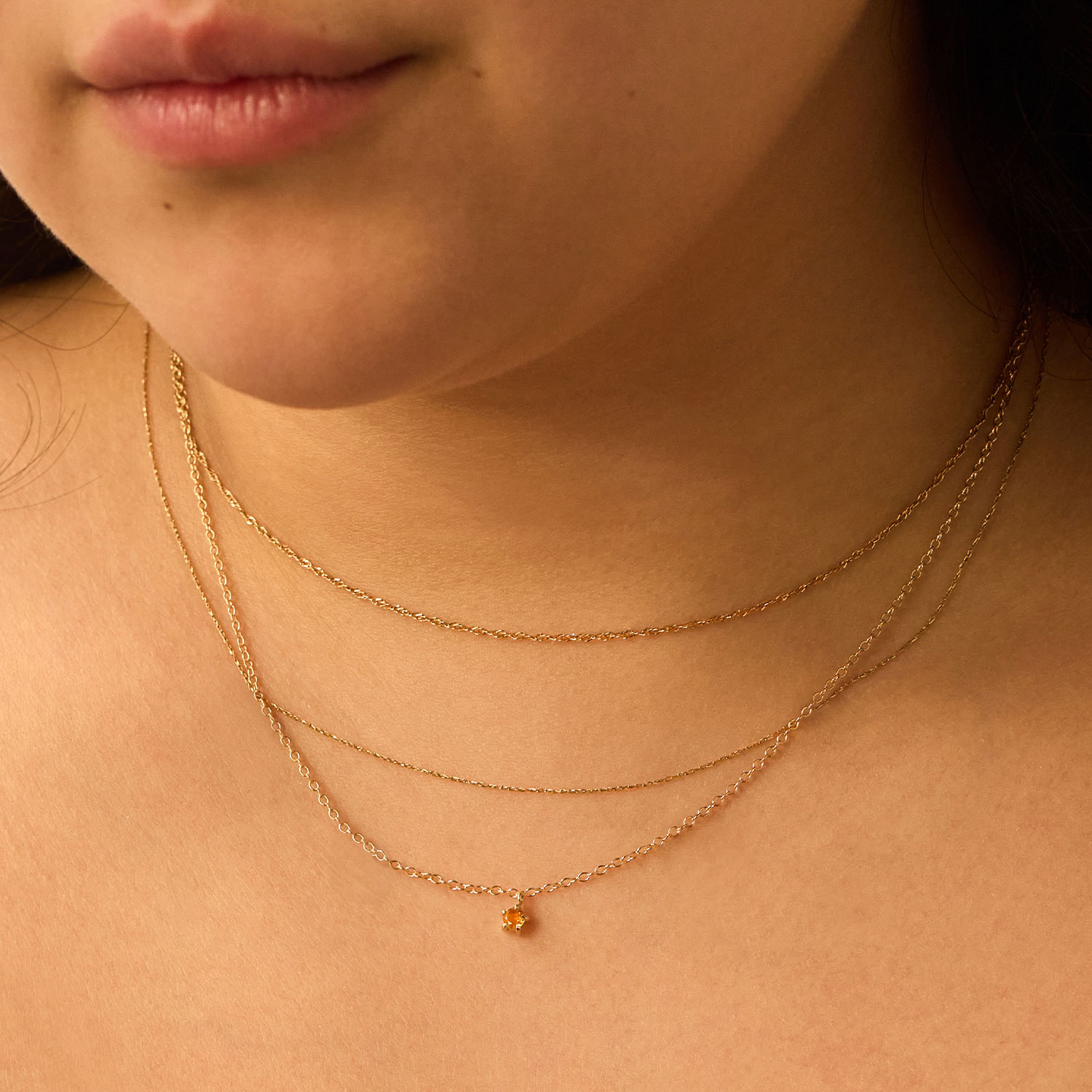 Little Star Birthstone Charm Necklace - Image 5
