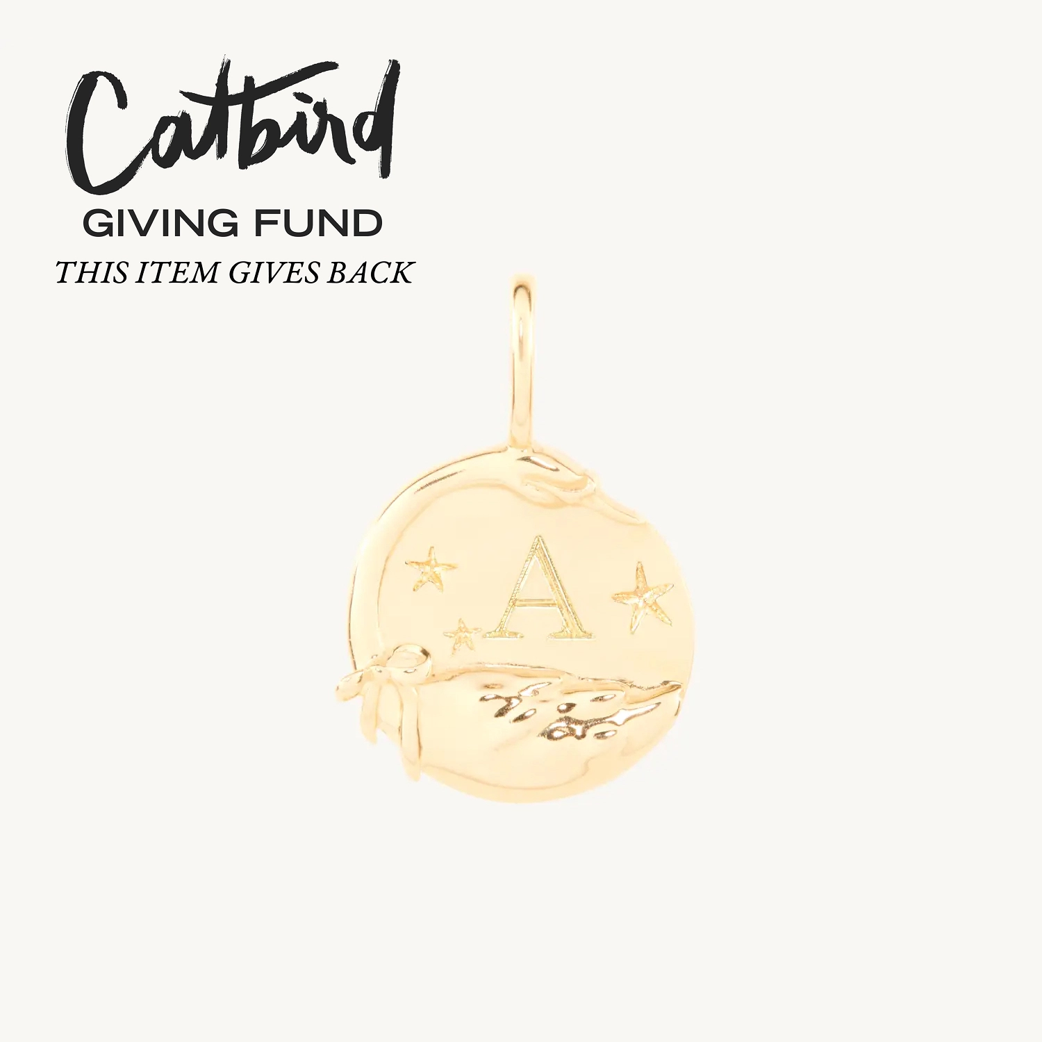 Dear Swan Engravable Charm, Yellow Gold - Image 10