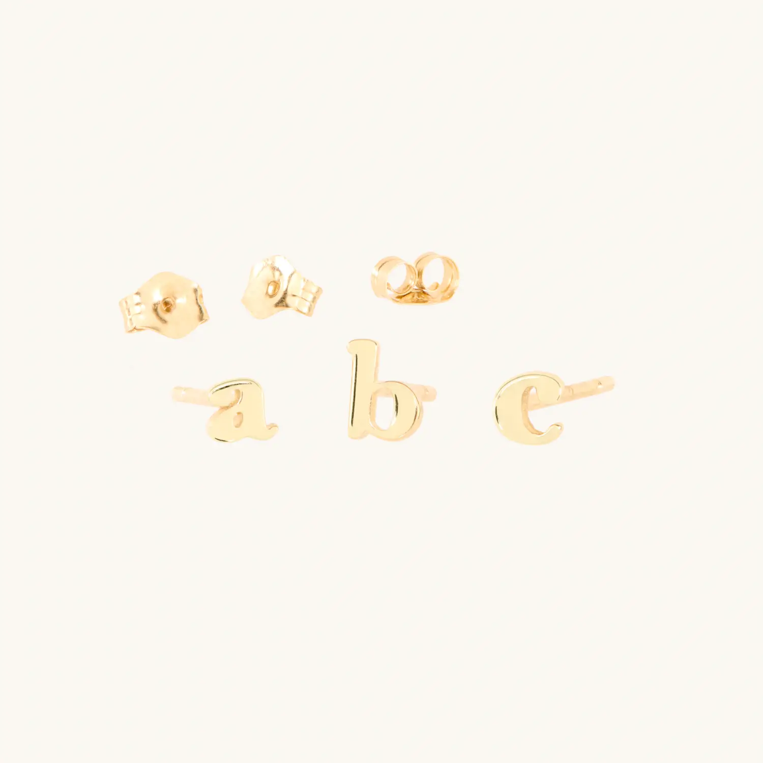 Alternative view of Tiniest Alphabet Stud (single)