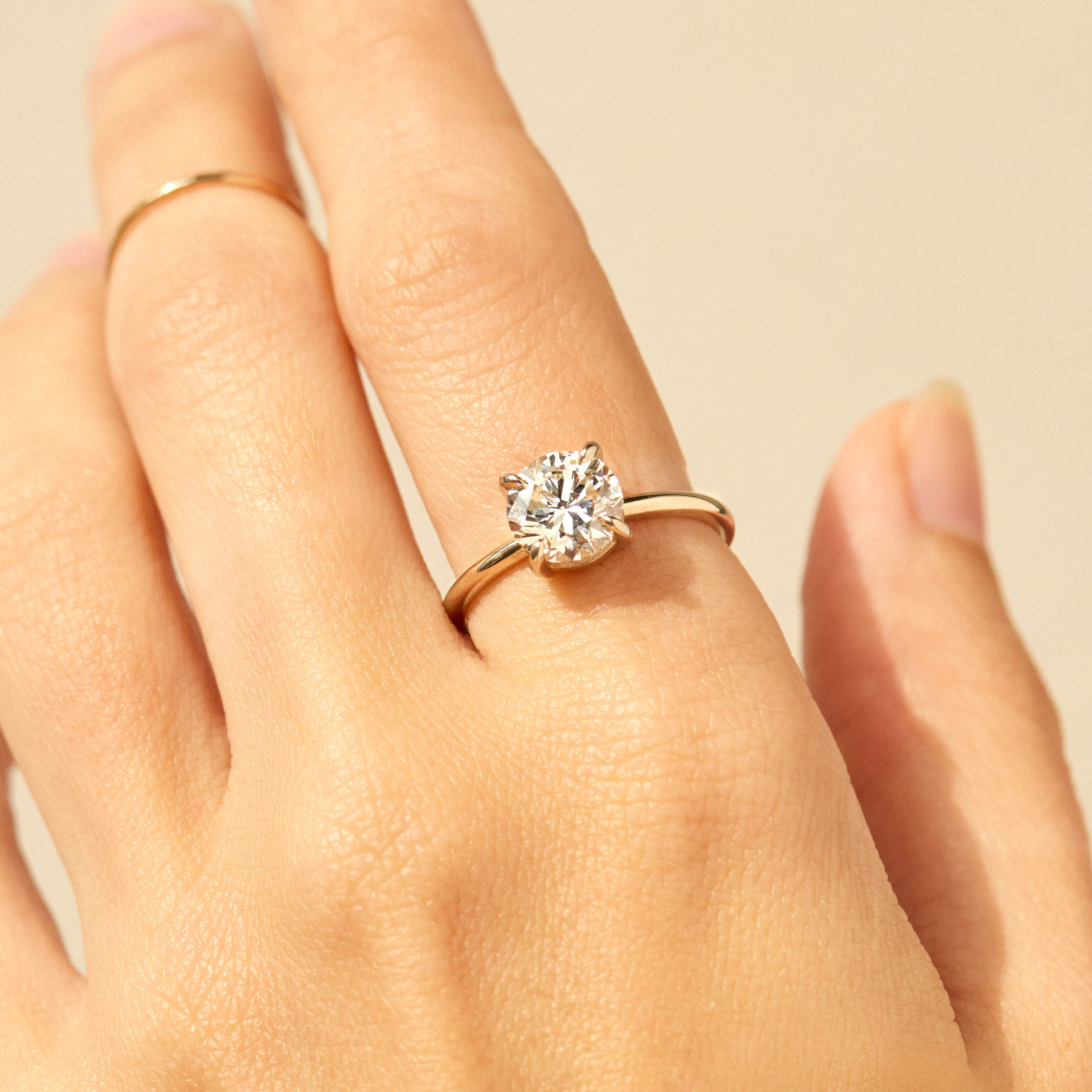 The Grand Swan Solitaire Lab-Grown Diamond Ring - Image 4