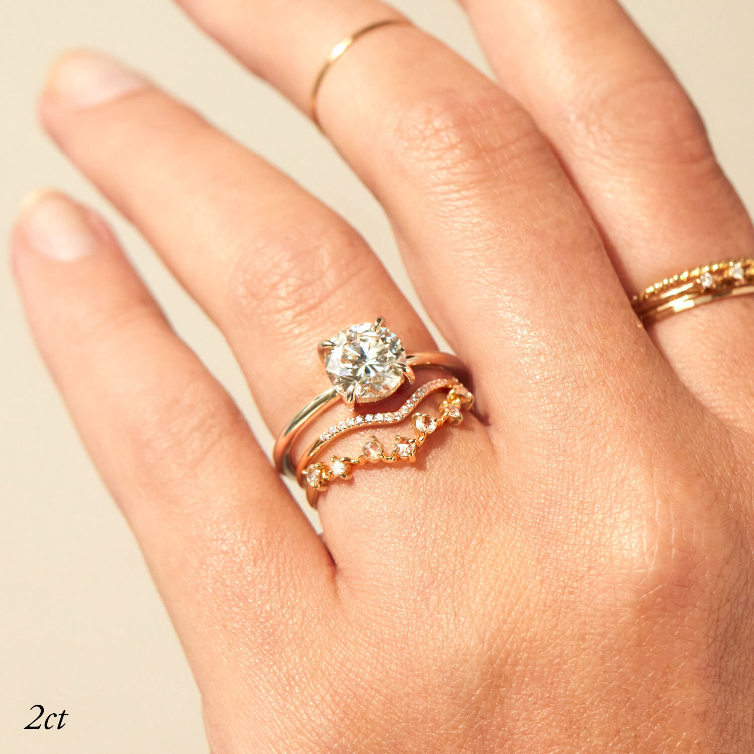 The Grand Swan Solitaire Lab-Grown Diamond Ring - Image 6