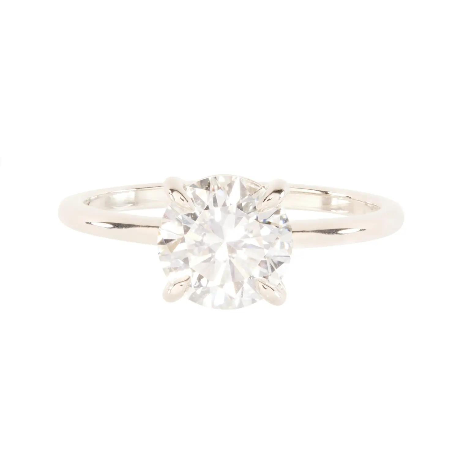 The Grand Swan Solitaire Lab-Grown Diamond Ring