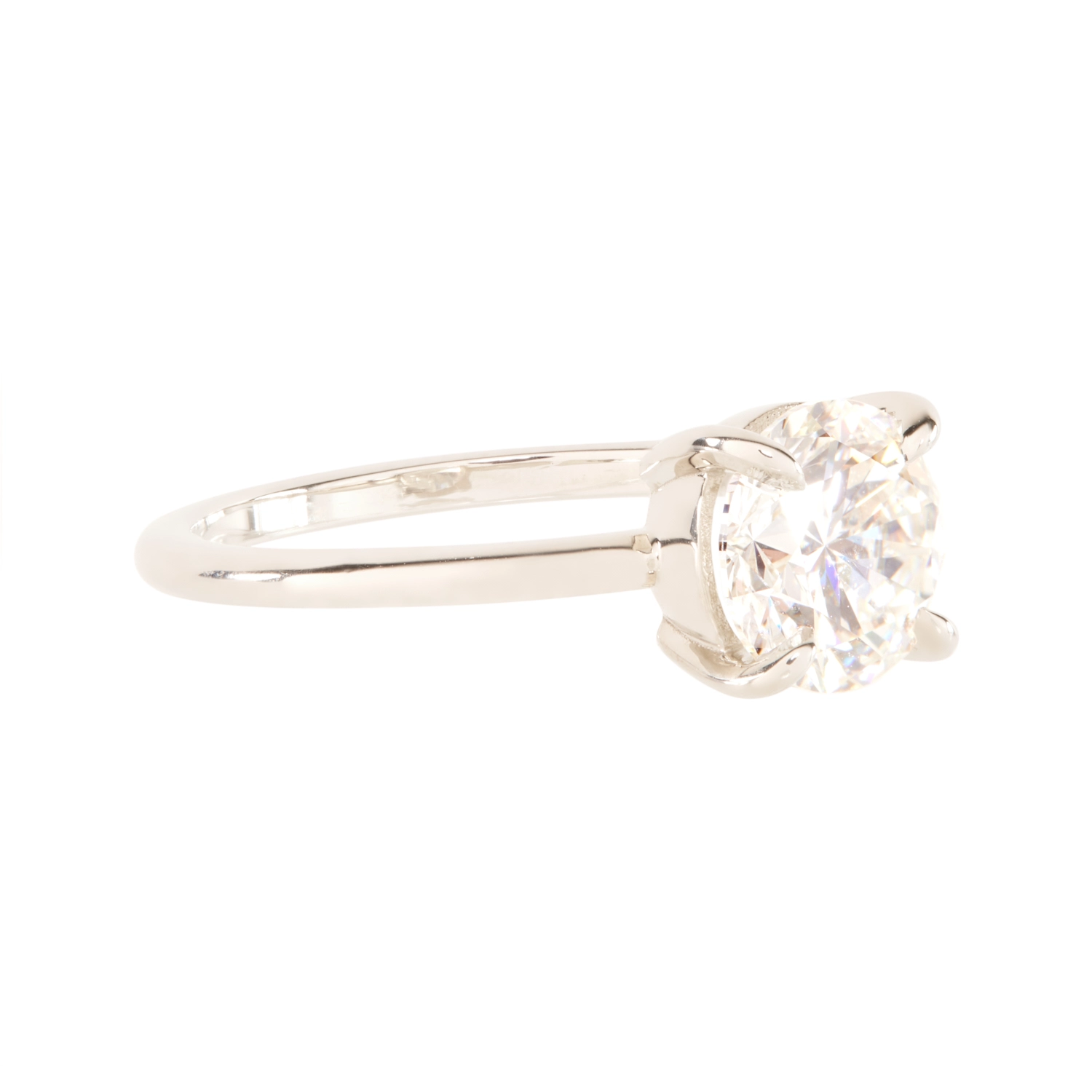 The Grand Swan Solitaire Lab-Grown Diamond Ring - Image 11