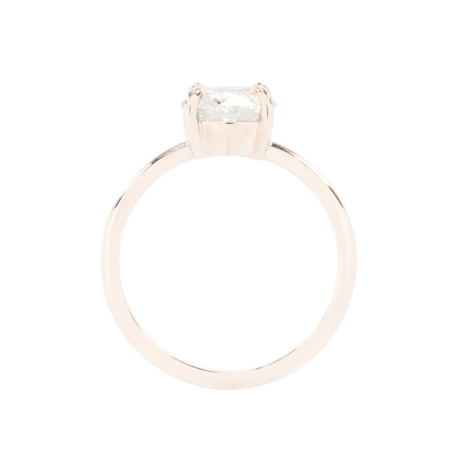 The Grand Swan Solitaire Lab-Grown Diamond Ring - Image 3