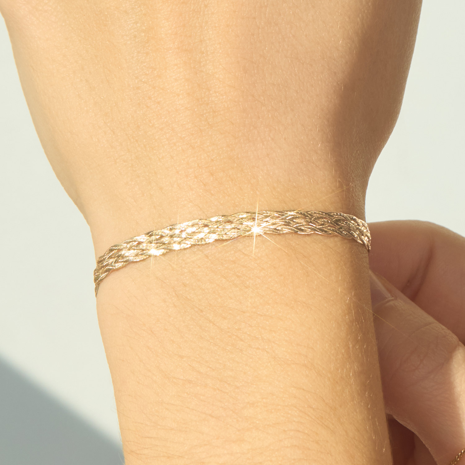 Alternative view of Grand Entwined Gold Bracelet