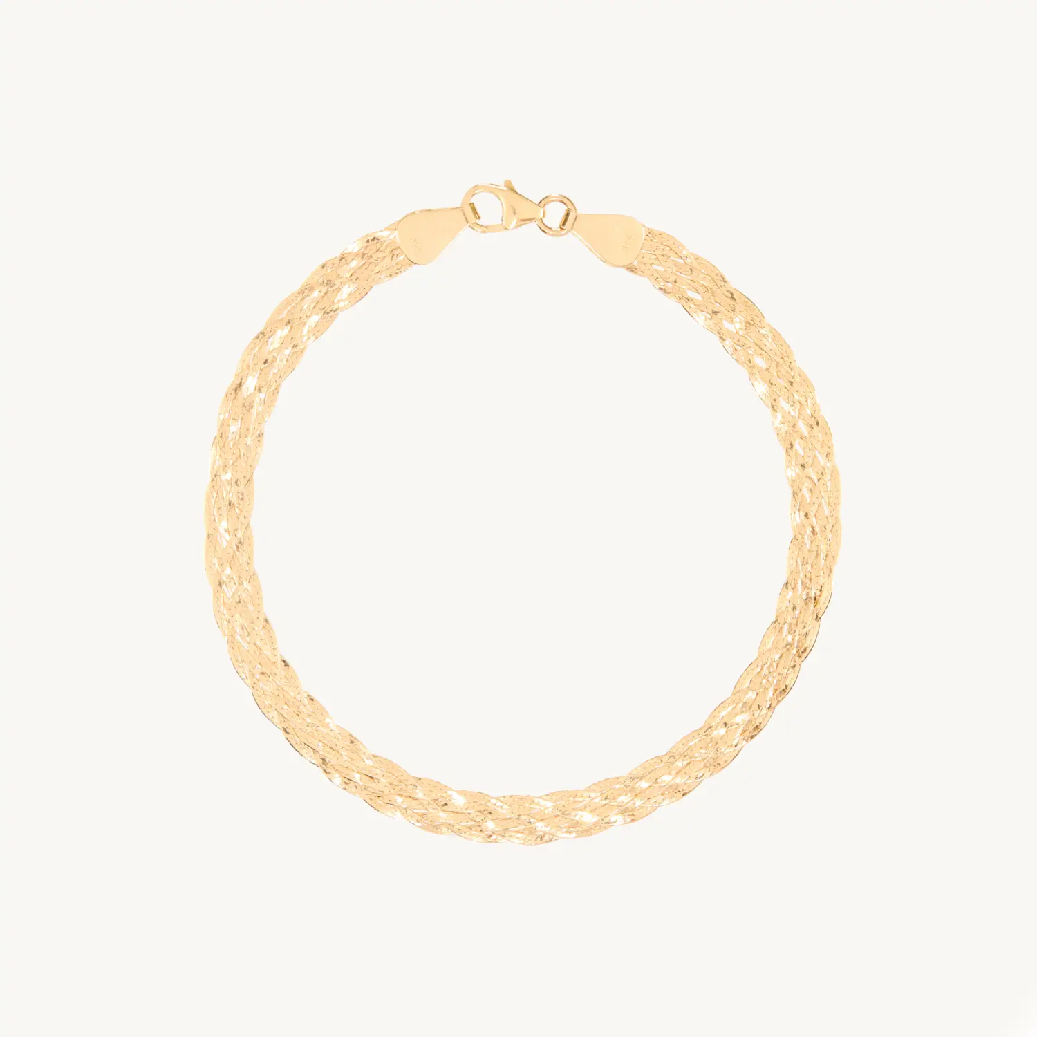 Grand Entwined Gold Bracelet
