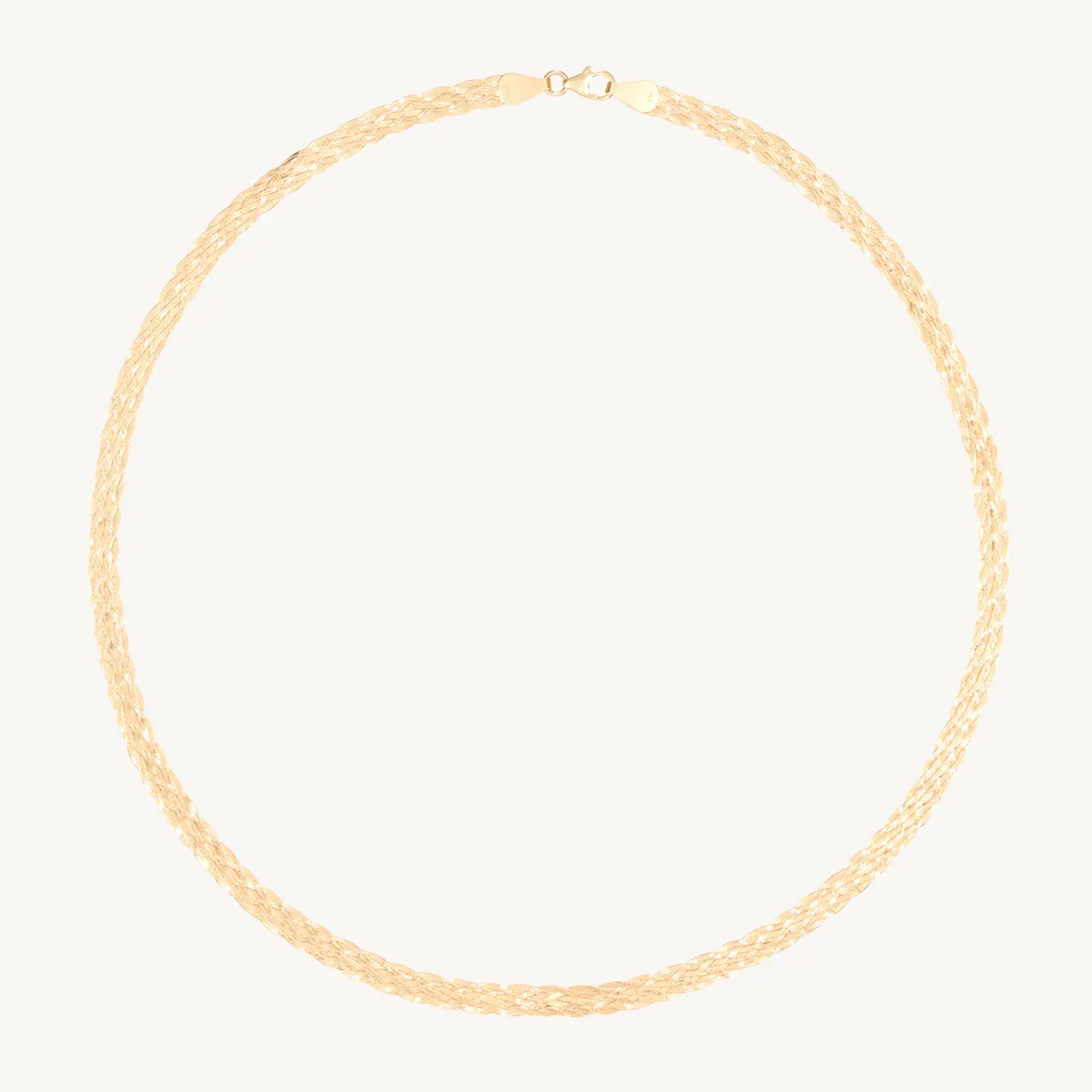 Grand Entwined Gold Collar