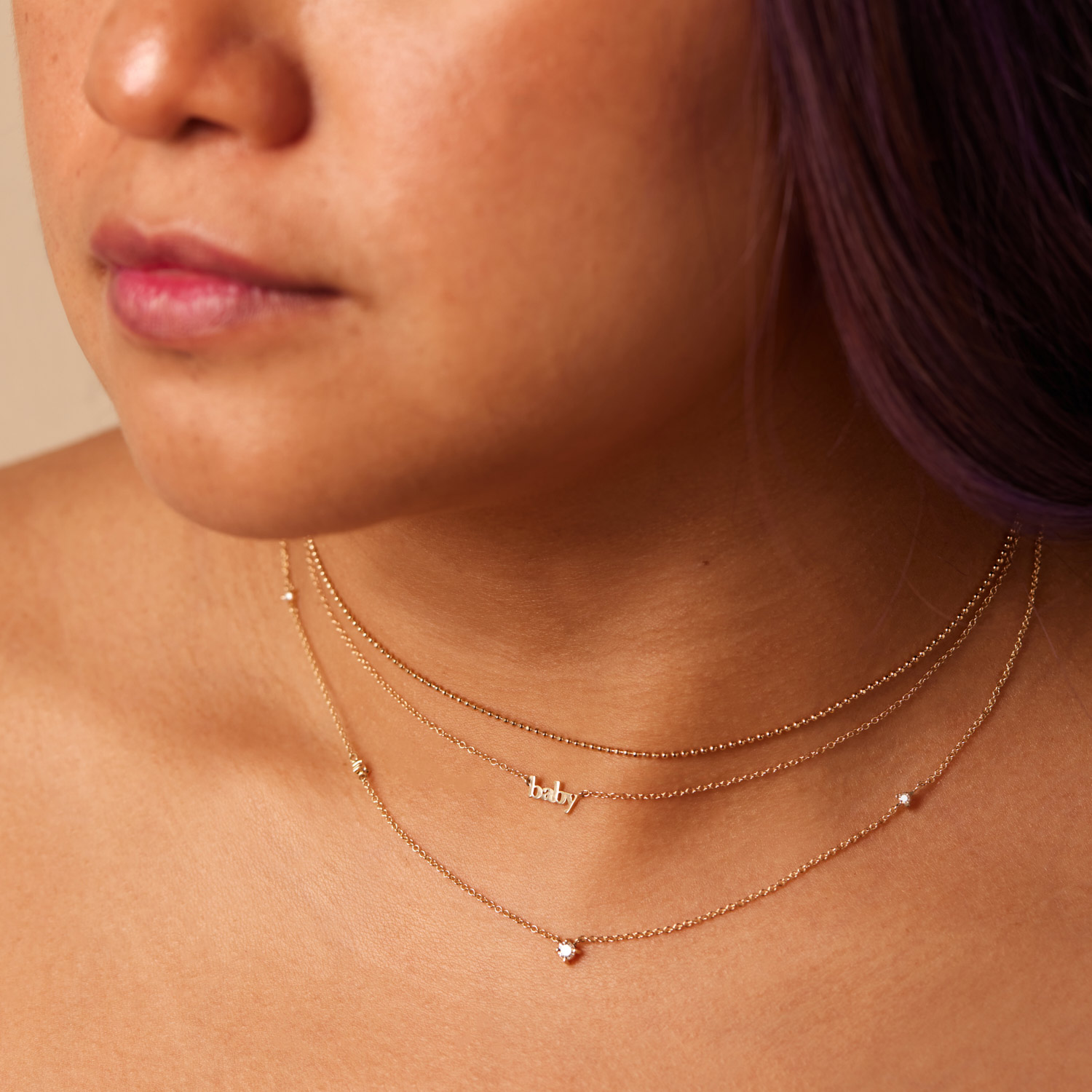 Tiniest Gold Name Necklace - Image 10
