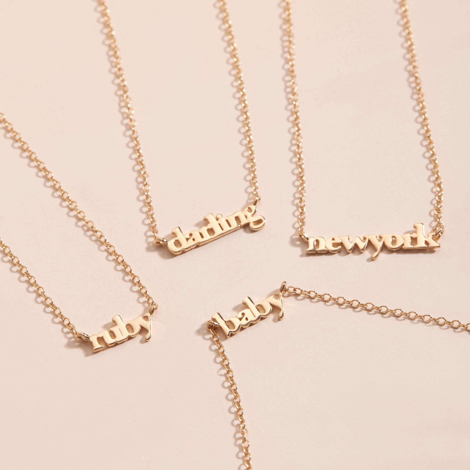 Tiniest Gold Name Necklace - Image 12