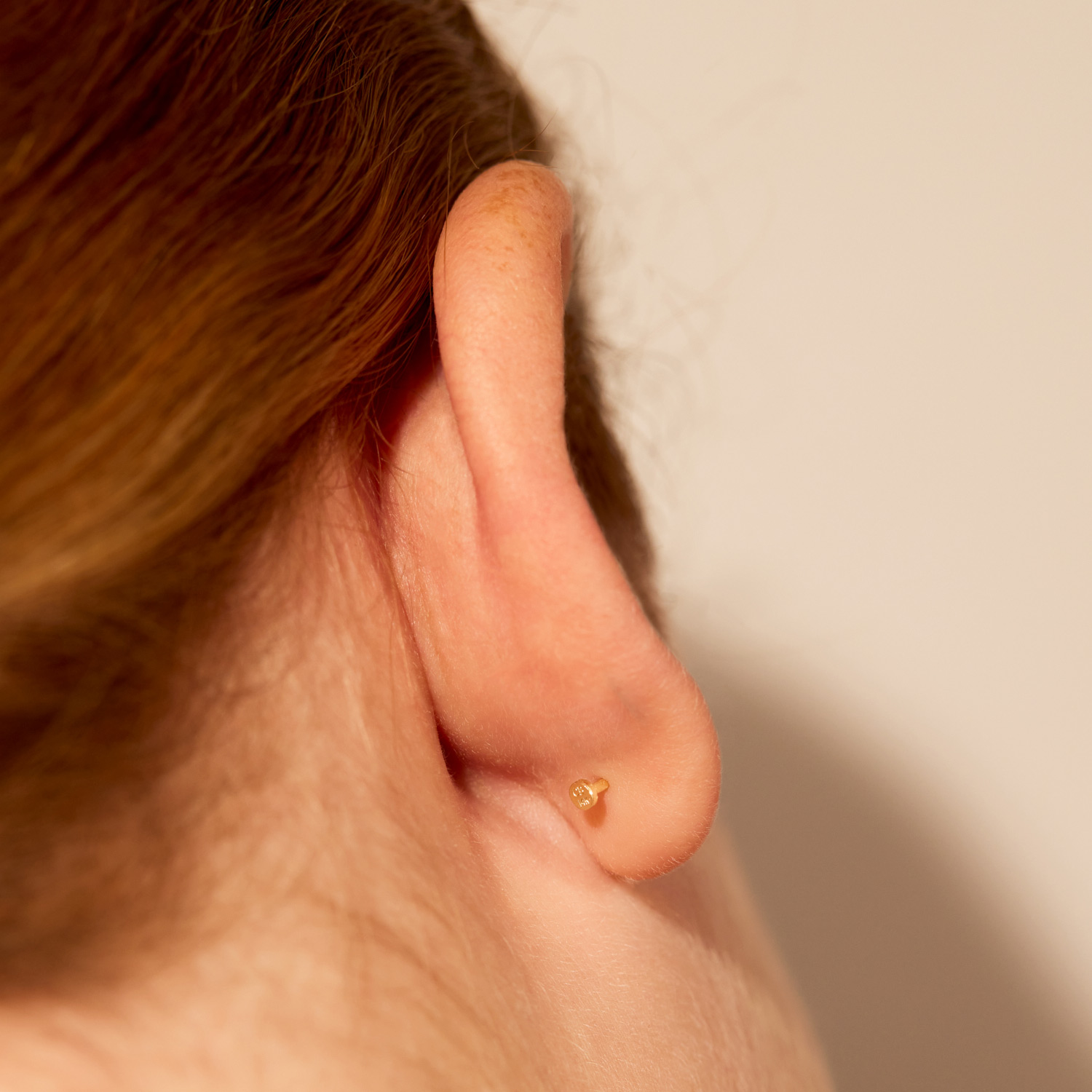 Flat Back Petite Angel Hair Stud (single) - Image 4