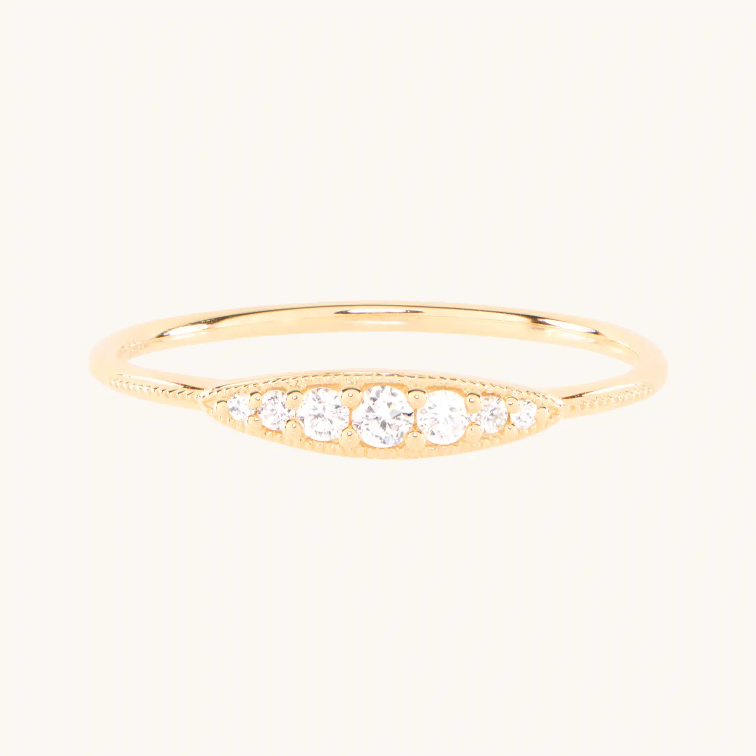City Moon Diamond Ring