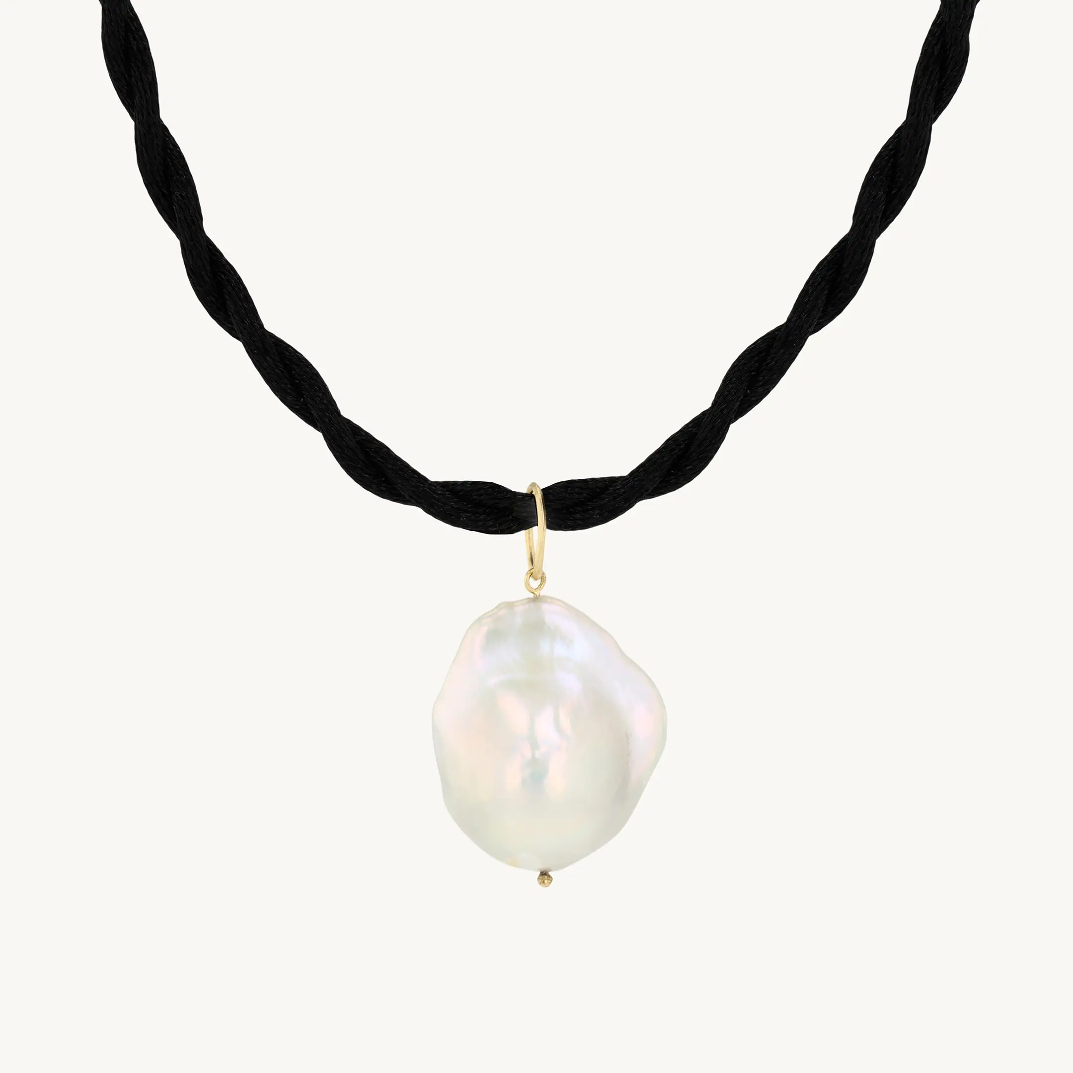Summer in Italy Pearl Charm Necklace