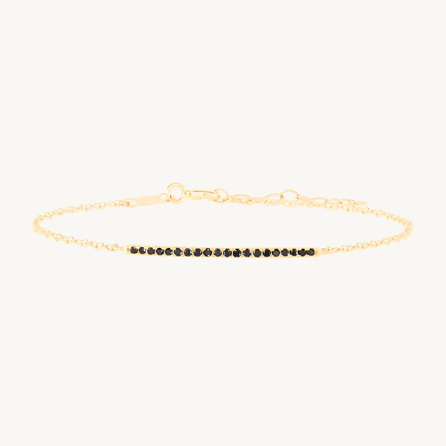 Fairy Light Black Diamond Bracelet
