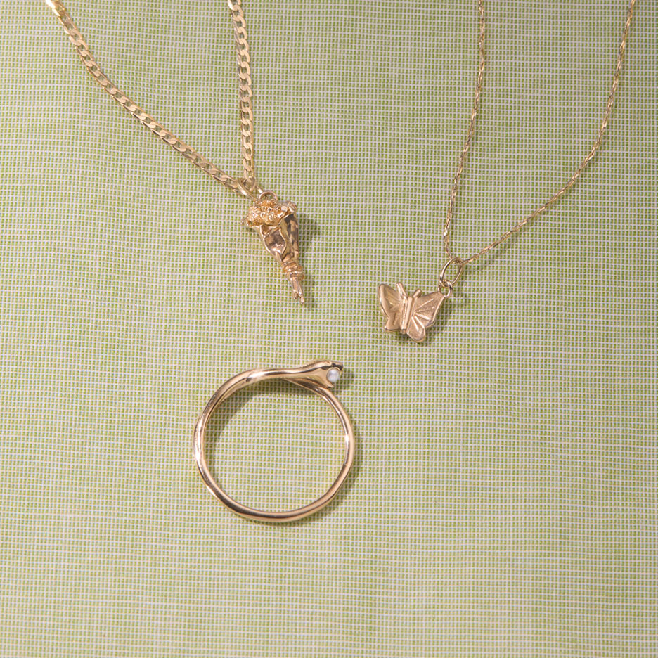 Bodega Flowers Gold Charm - Image 9