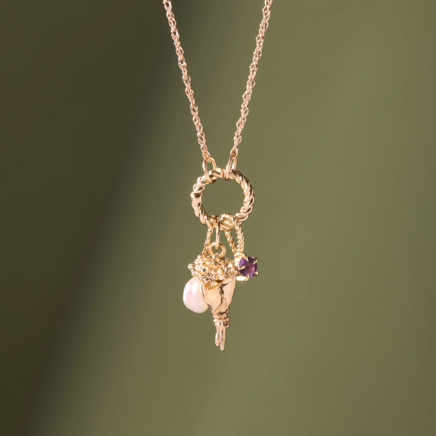 Bodega Flowers Gold Charm - Image 7