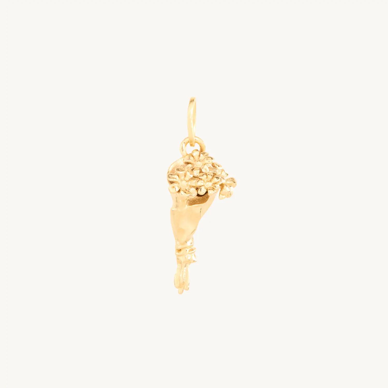 Alternative view of Bodega Flowers Gold Charm