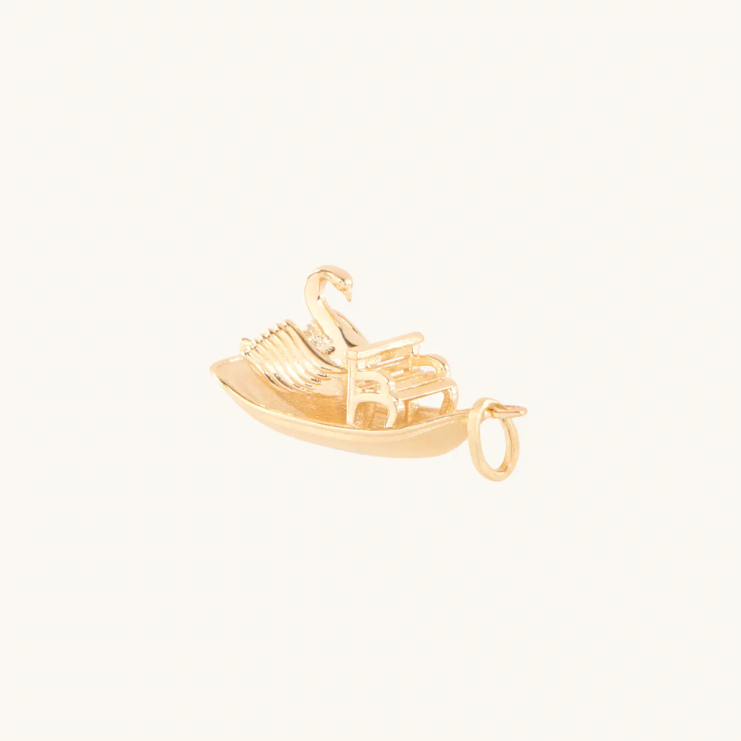 Swan Boat Charm