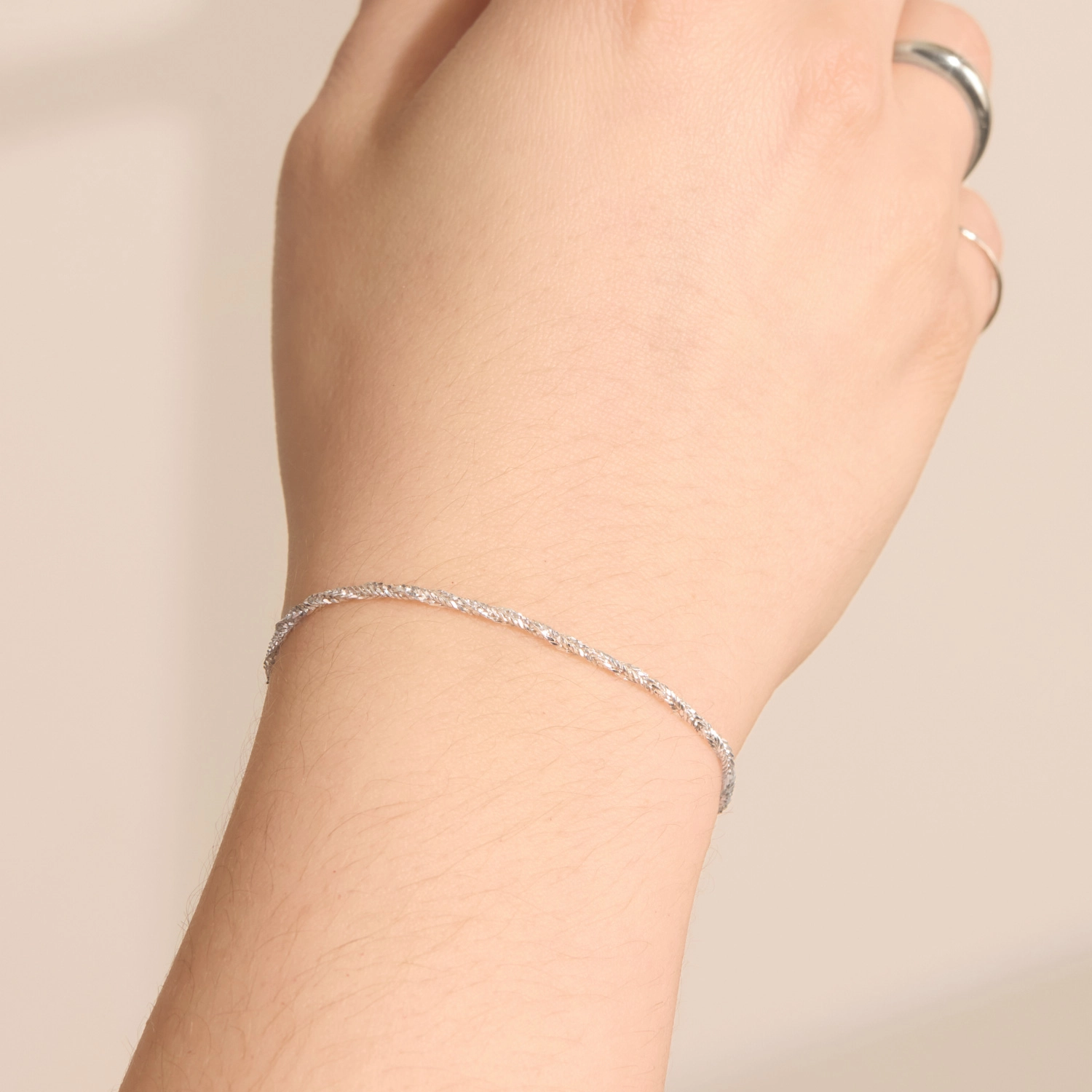 Alternative view of Lover's Bracelet, Silver
