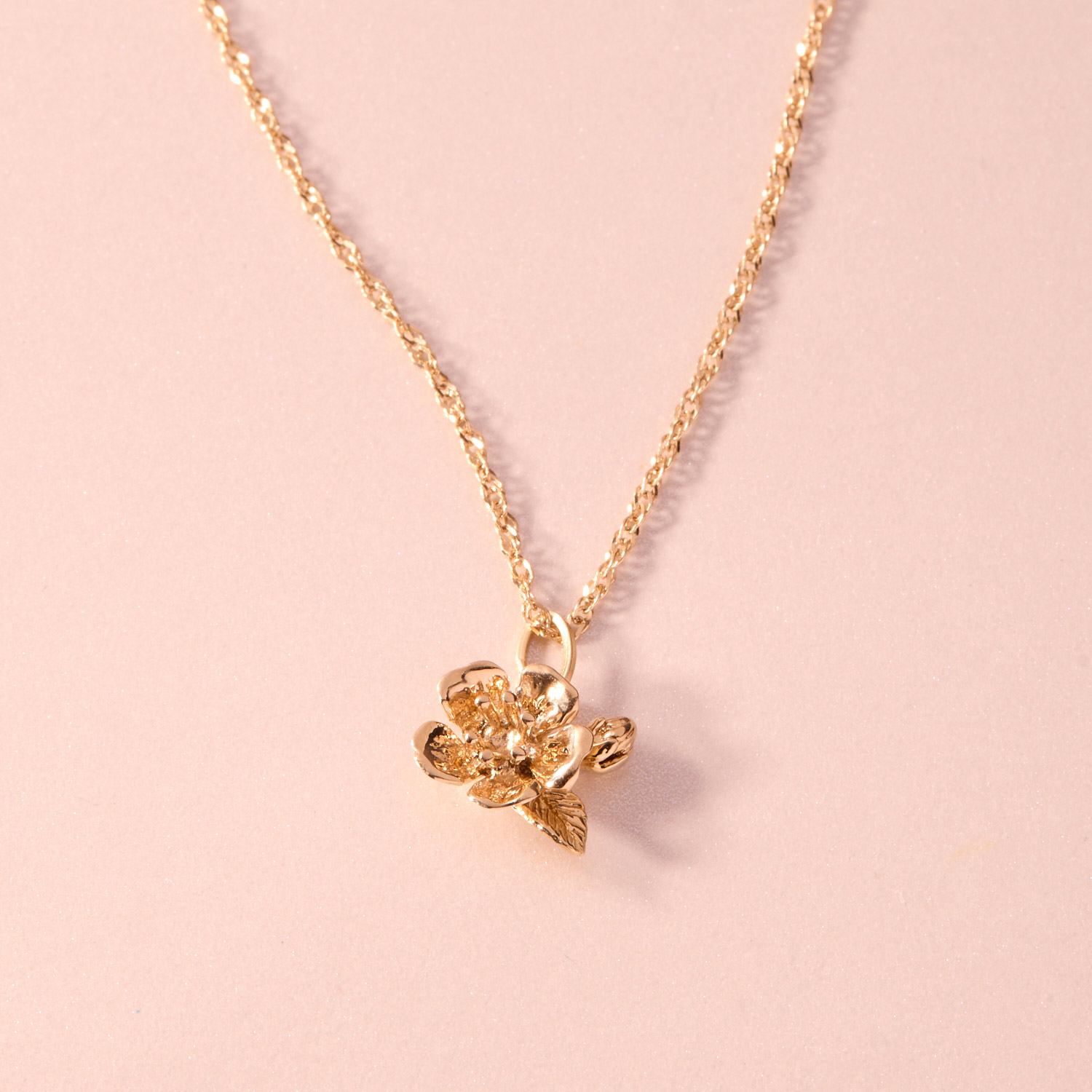 Cherry Blossom Gold Charm - Image 6