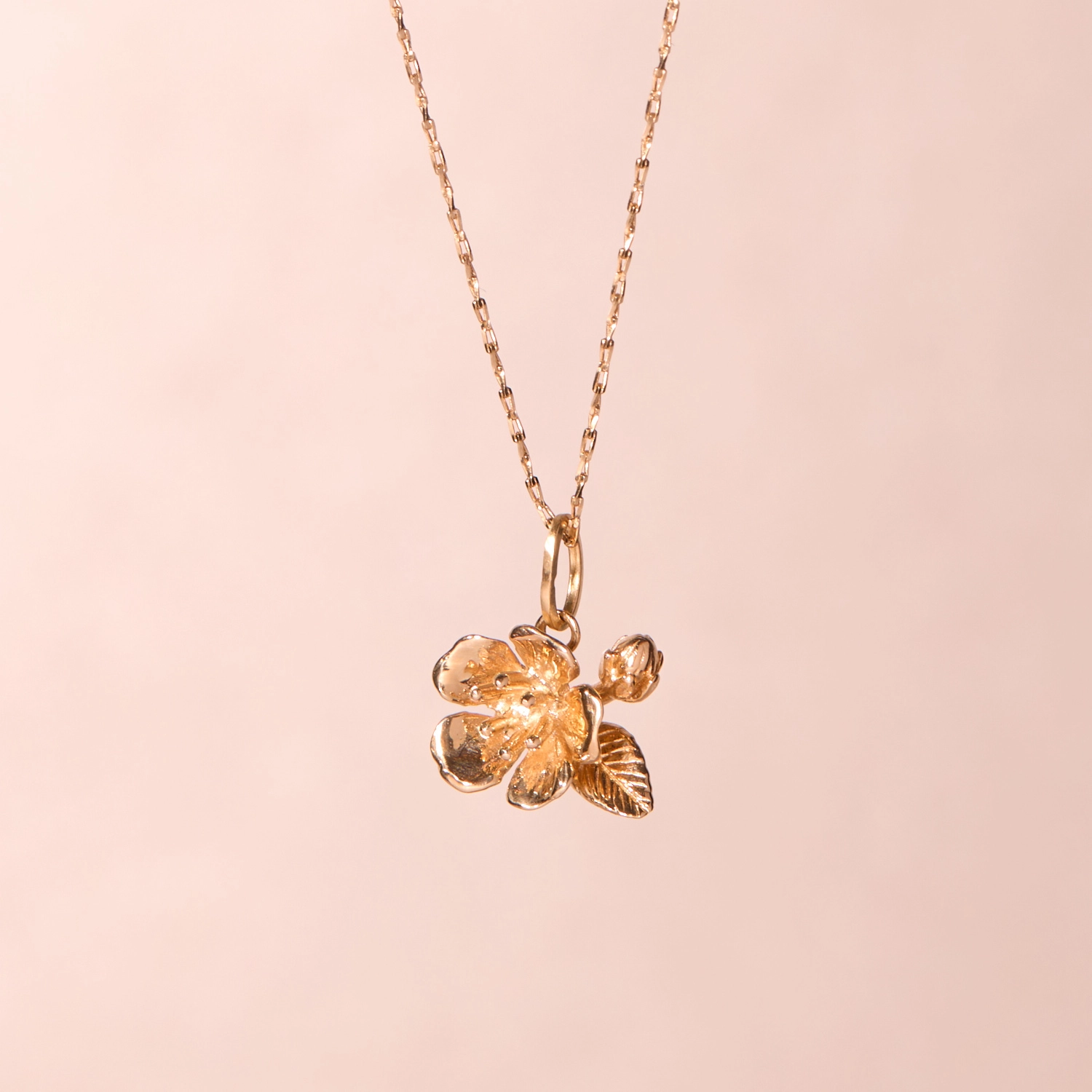 Cherry Blossom Gold Charm - Image 4