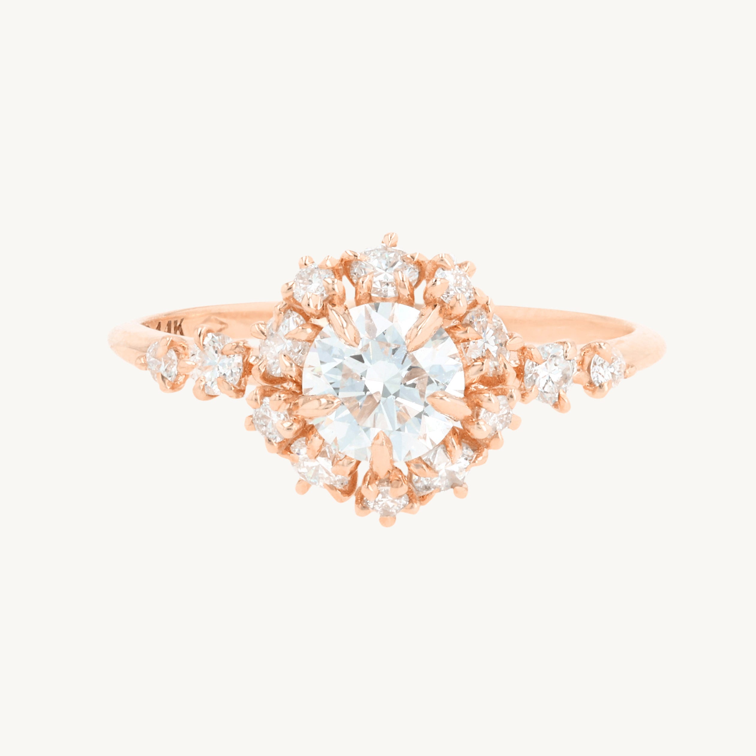 Cherry Blossom Diamond Ring