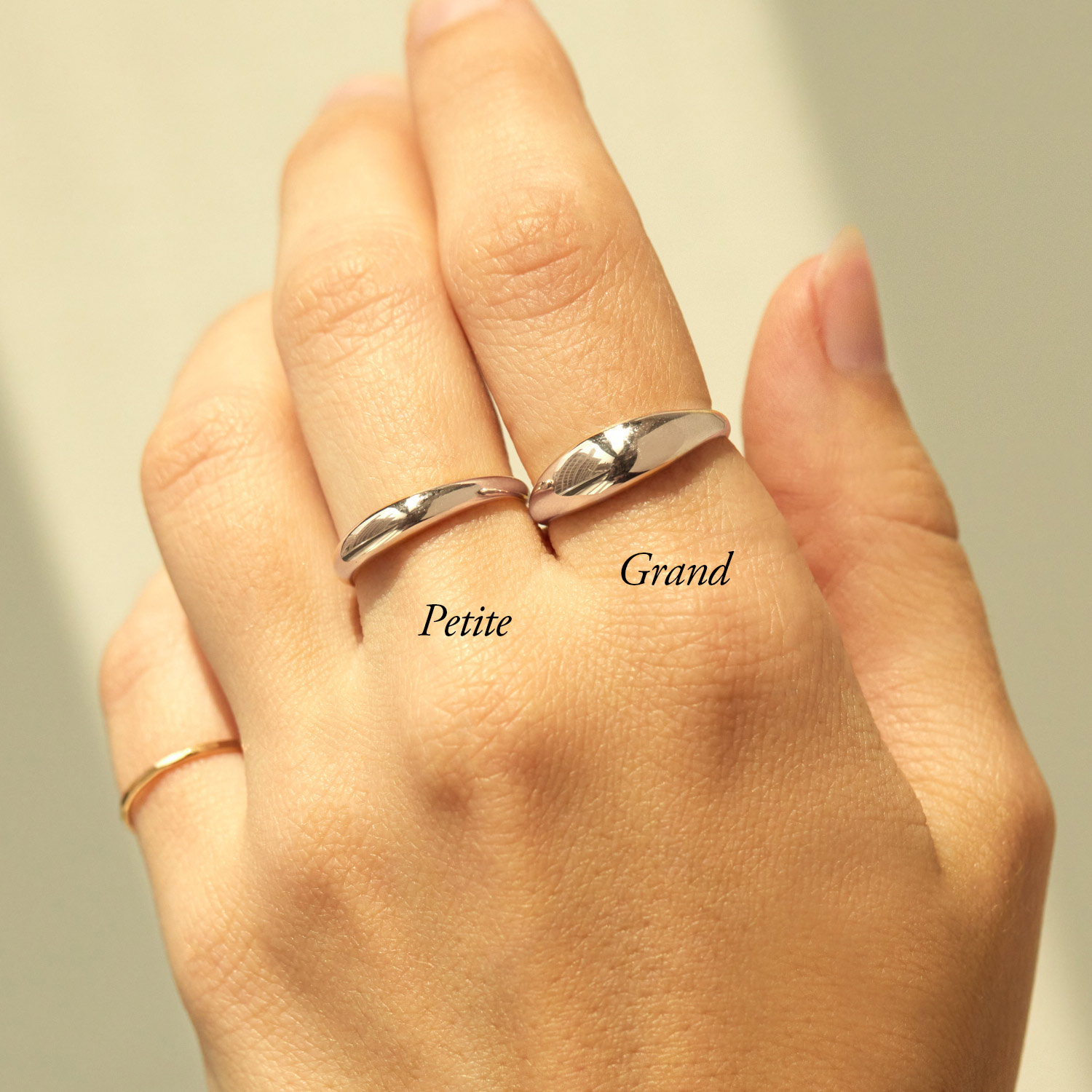 Grand Coupe Dome Ring, Silver - Image 6