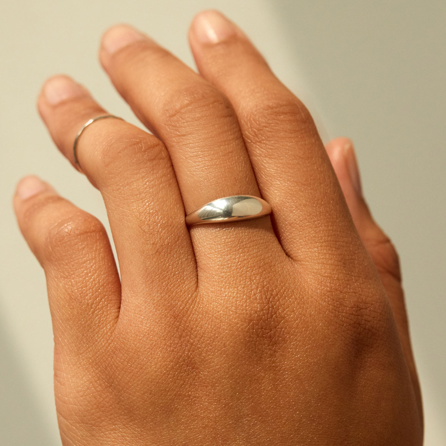 Grand Coupe Dome Ring, Silver - Image 5