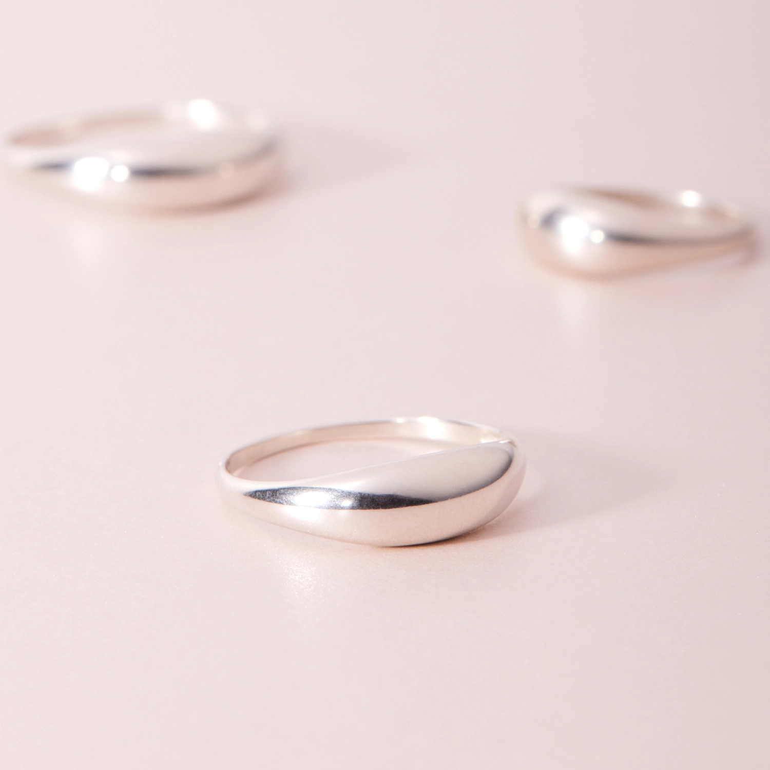 Grand Coupe Dome Ring, Silver - Image 10