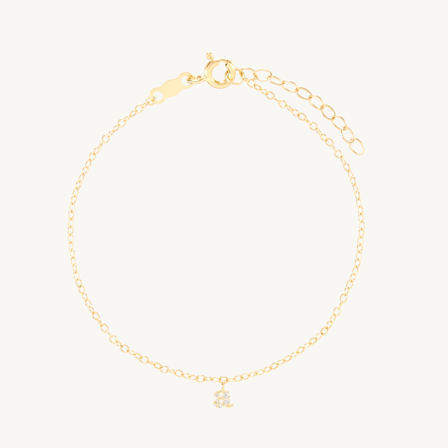 Confetti Custom One Gold Charm Bracelet - Image 11
